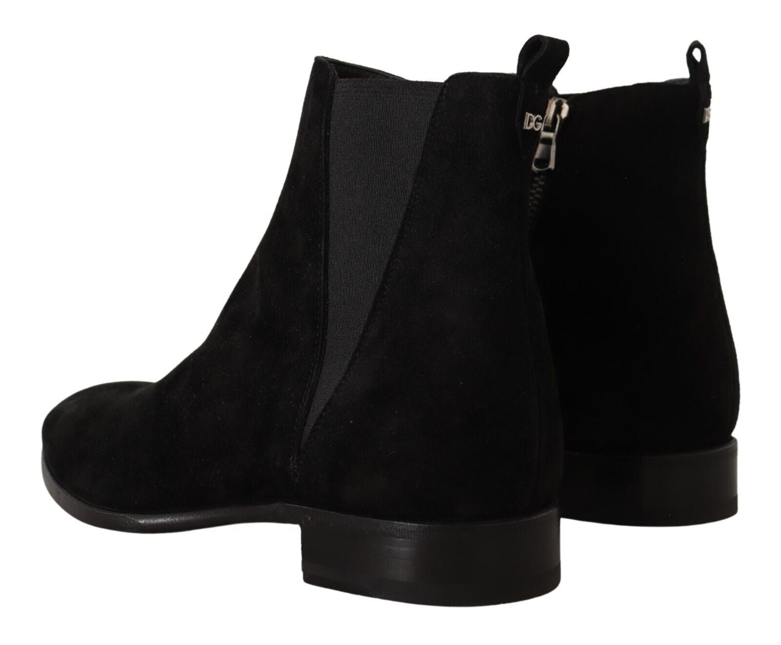 Dolce &amp; Gabbana Bottines Chelsea élégantes en cuir suédé