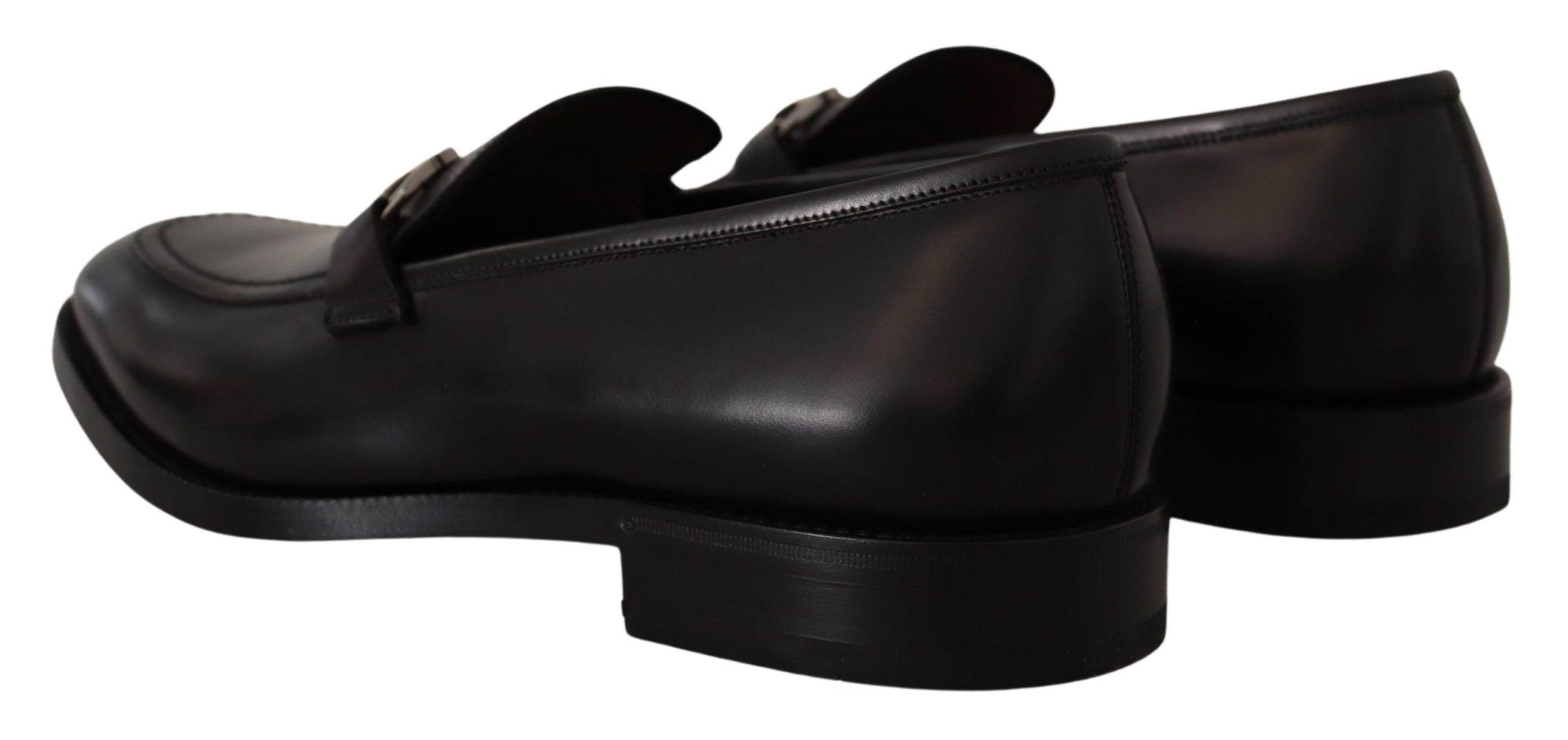 Salvatore Ferragamo Mocassins Gancio Bit en cuir noir Suave