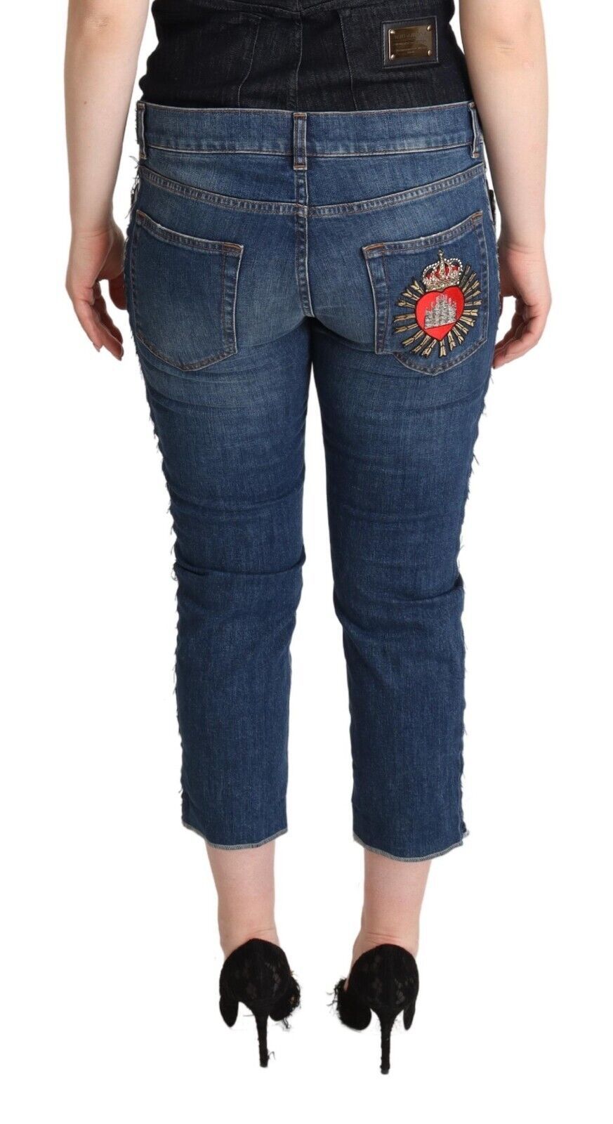 Dolce &amp; Gabbana Denim court élégant taille moyenne