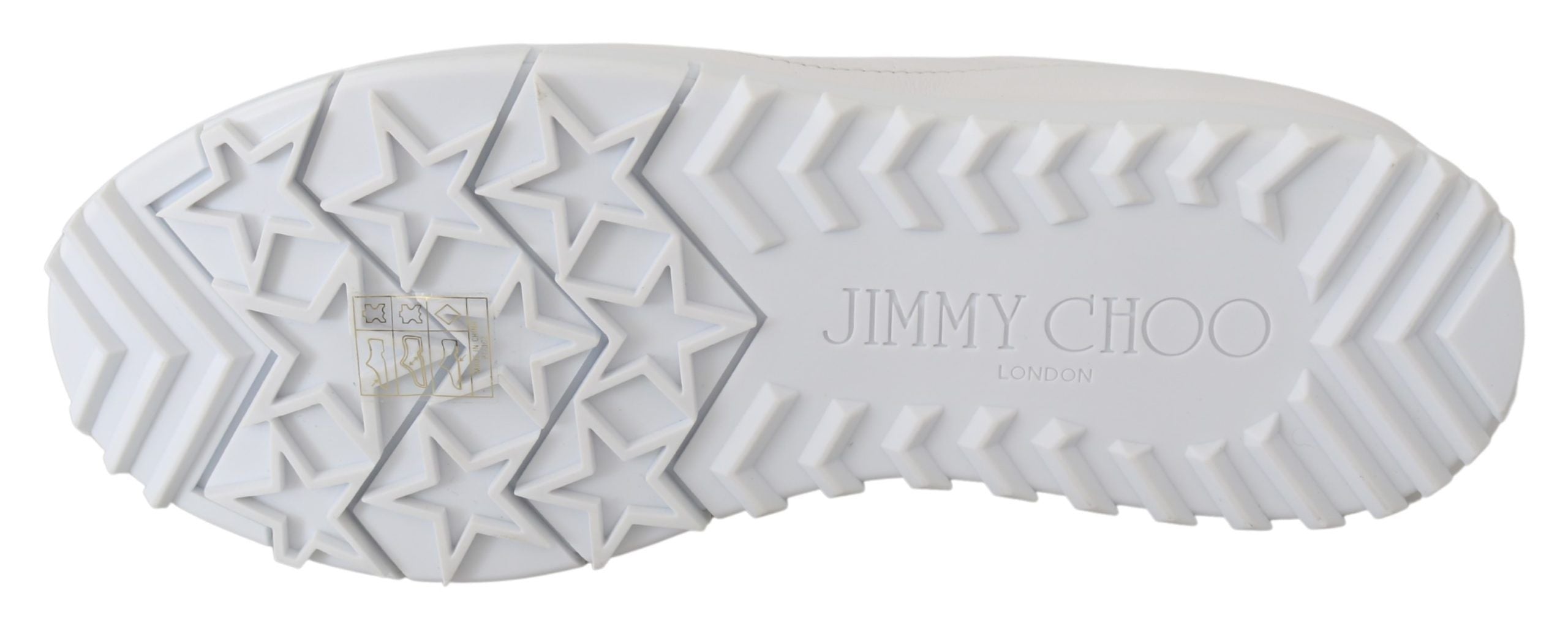 Jimmy Choo Baskets élégantes en cuir blanc