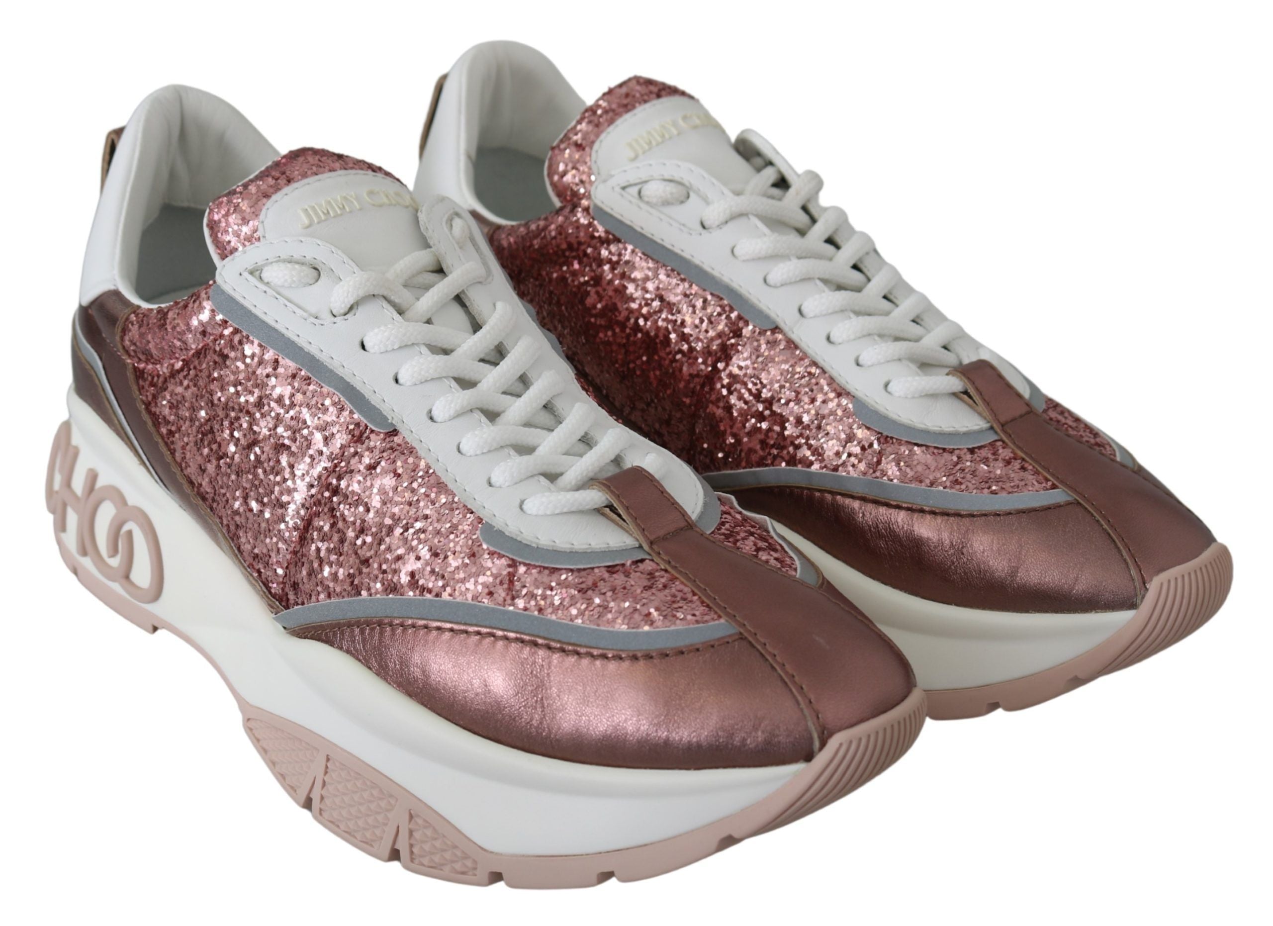 Jimmy Choo Baskets à paillettes Candyfloss Euphoria