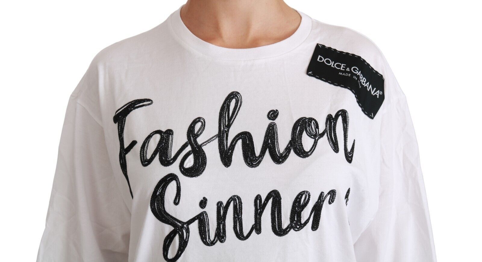 Dolce &amp; Gabbana Chic DG Fashion Sinners T-shirt surdimensionné