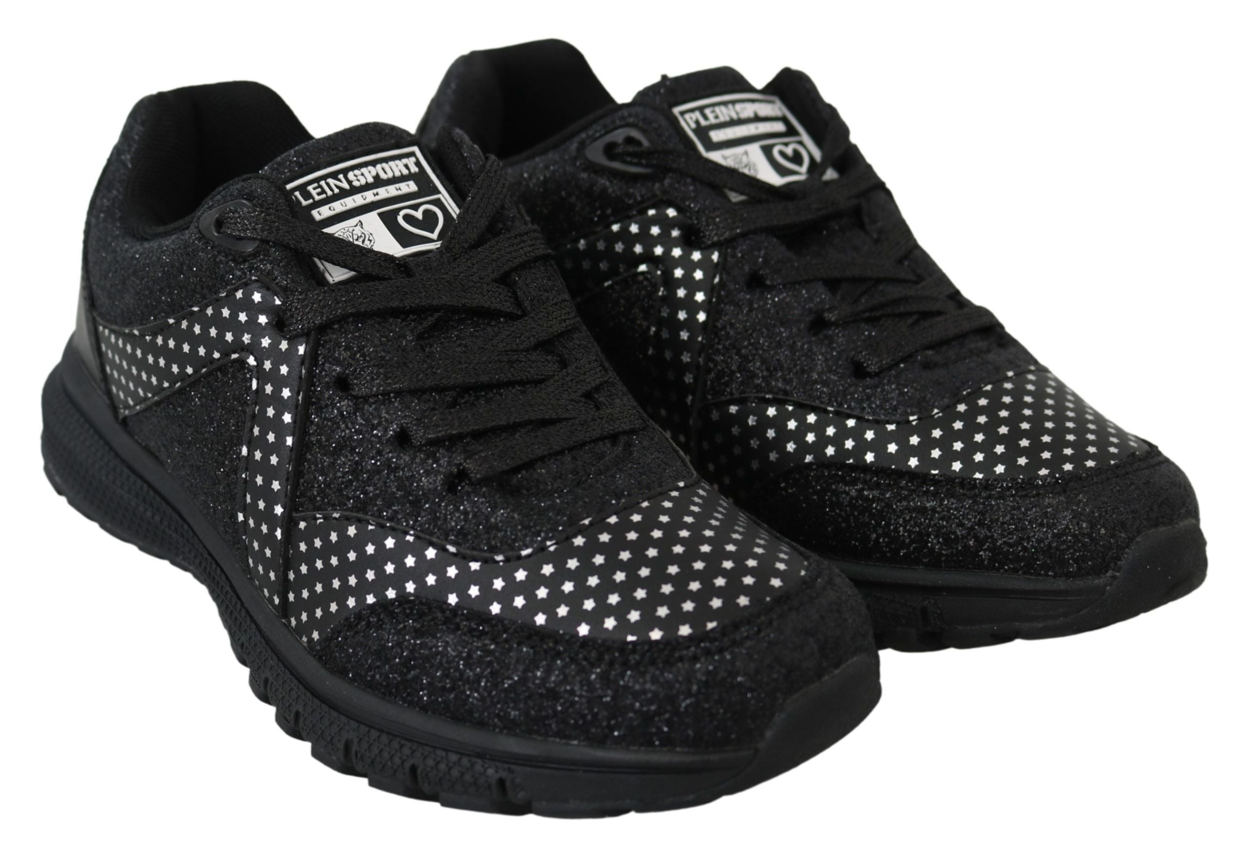 Chaussures de sport Plein Sport Elegant Black Runner Jasmines