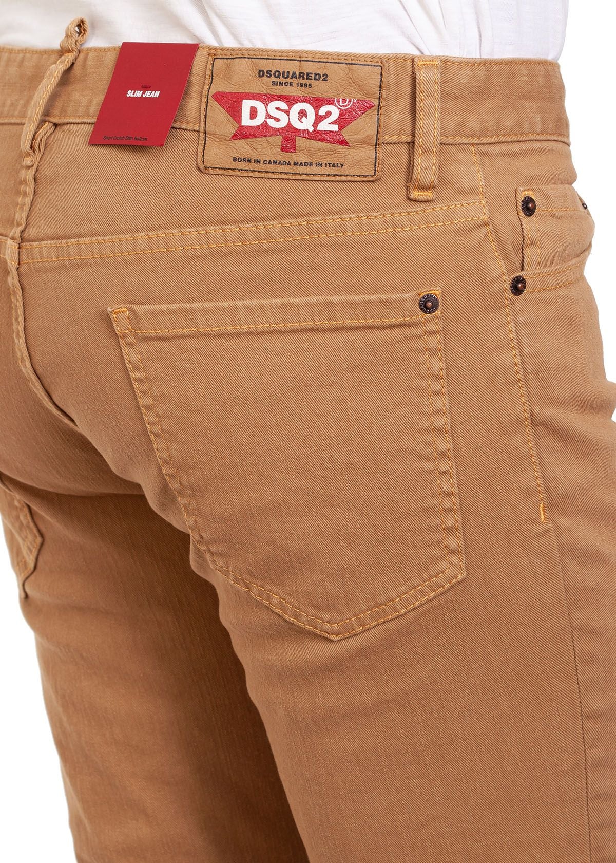 Dsquared² Denim marron élégant avec stretch