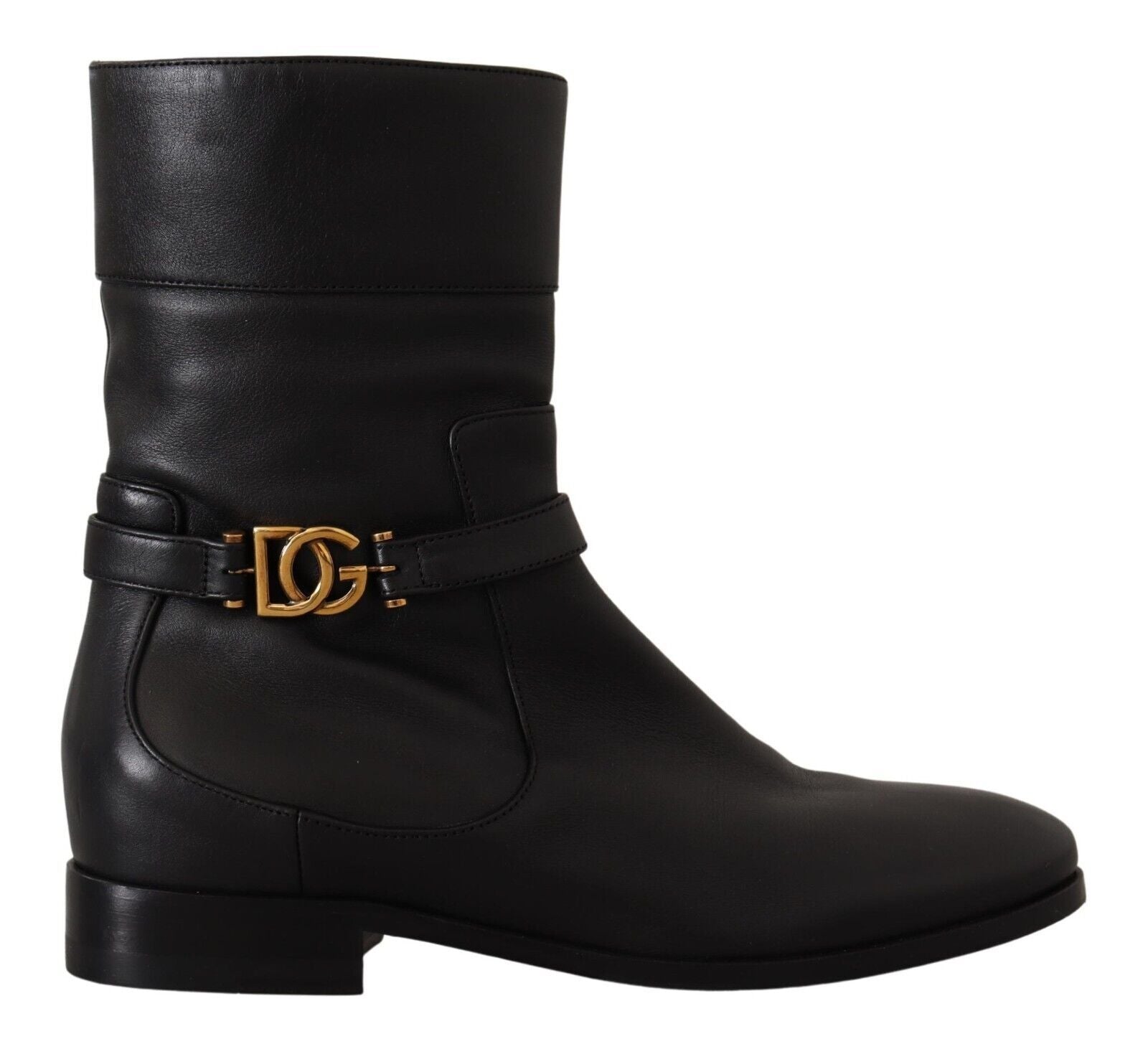 Dolce &amp; Gabbana Bottes de motard en cuir élégantes