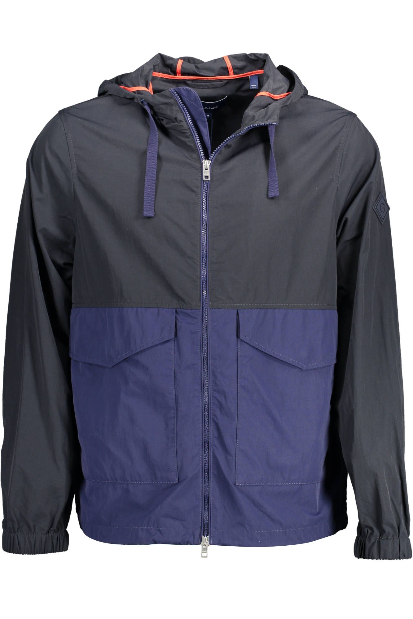 Gant Chic Blue Hooded Sports Jacket with Contrast Details