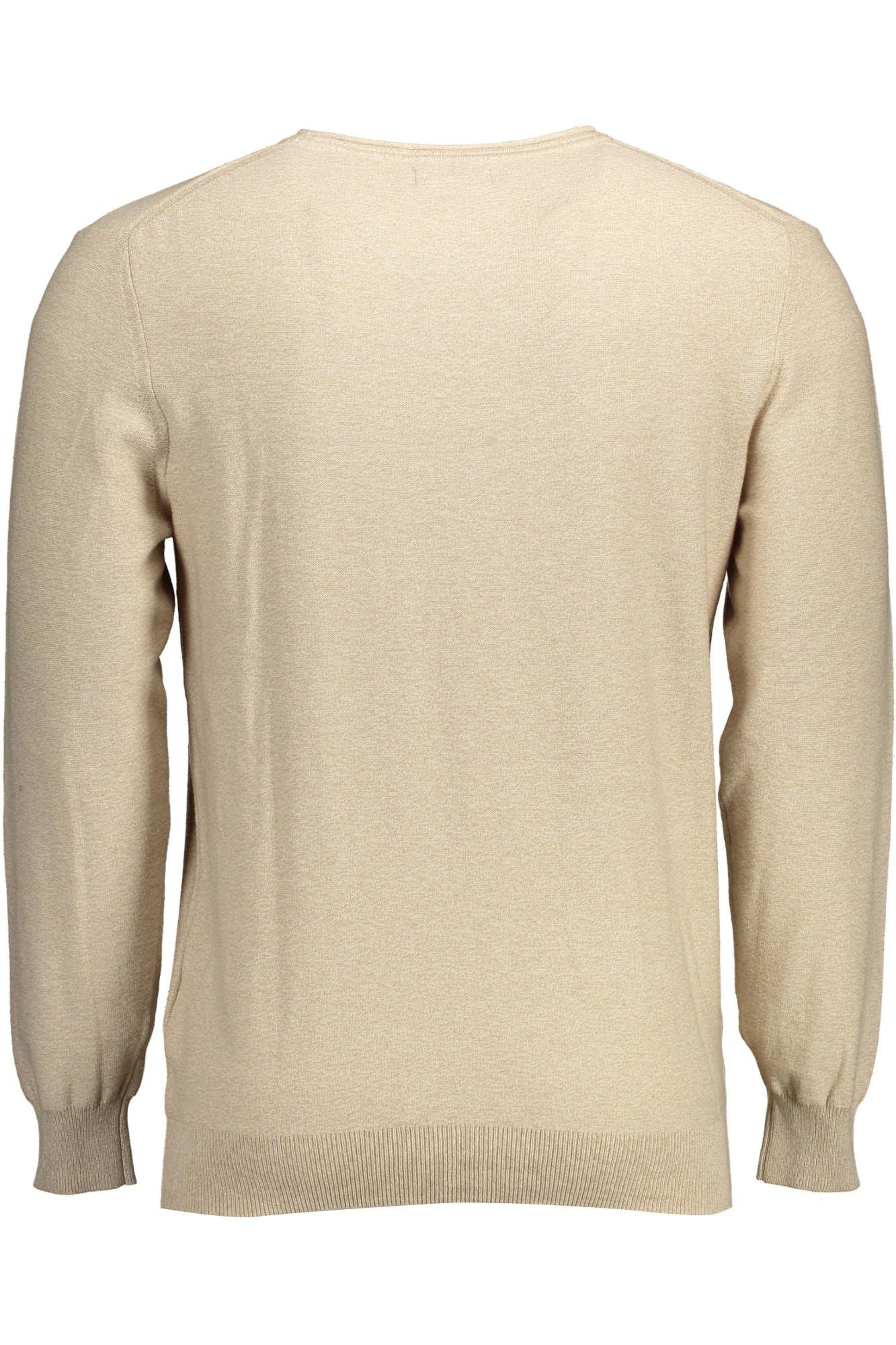 Gant Pull à col rond beige élégant avec broderie