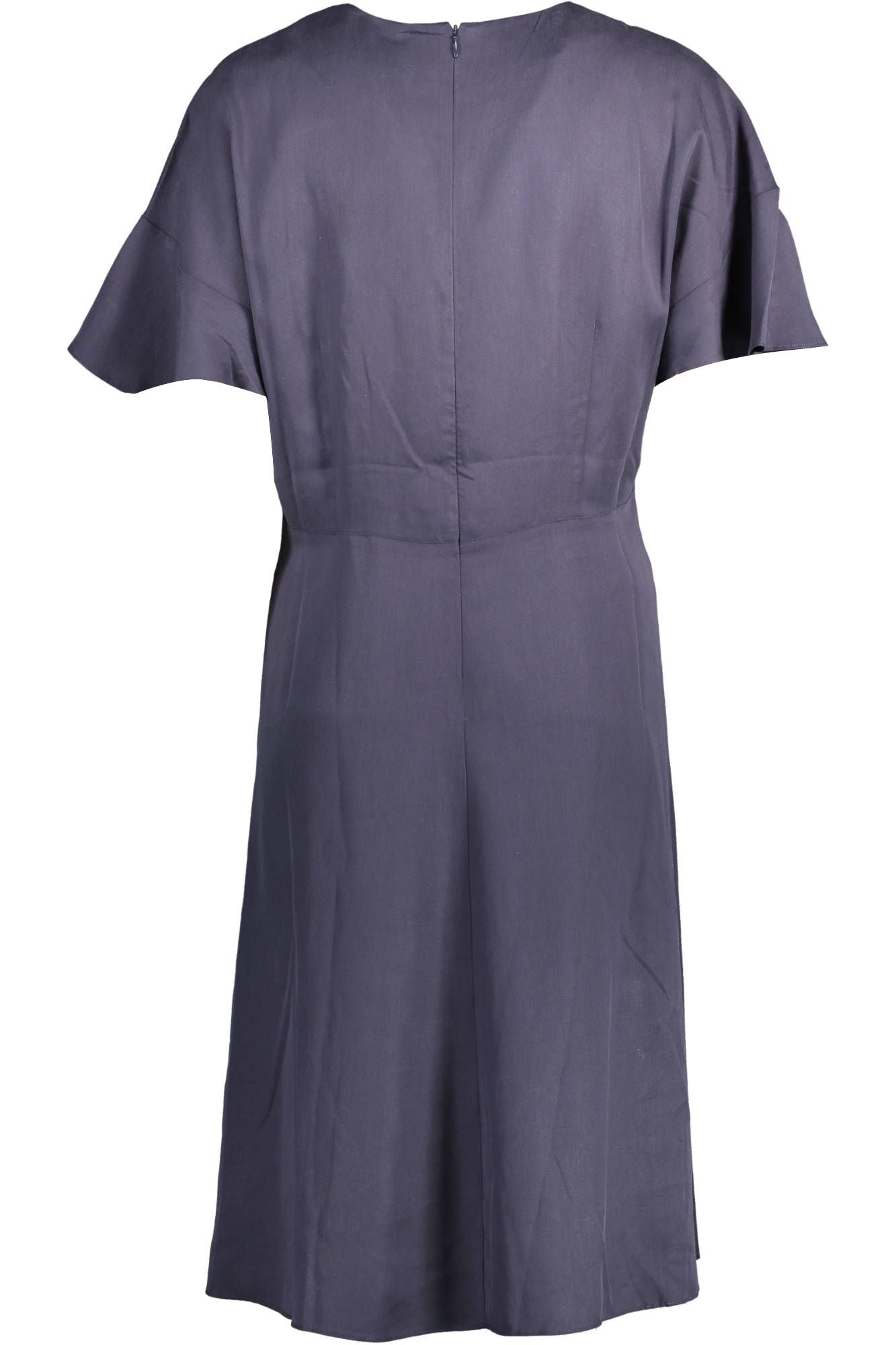 Gant Elegant Blue Short-Sleeve Dress