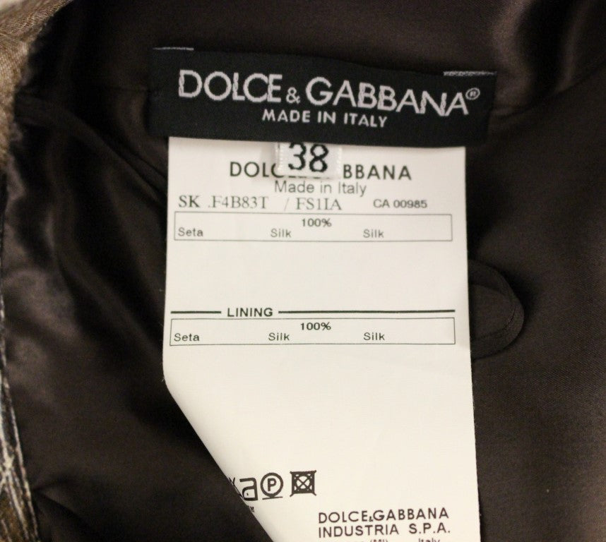 Dolce &amp; Gabbana Jupe ample en soie florale élégante