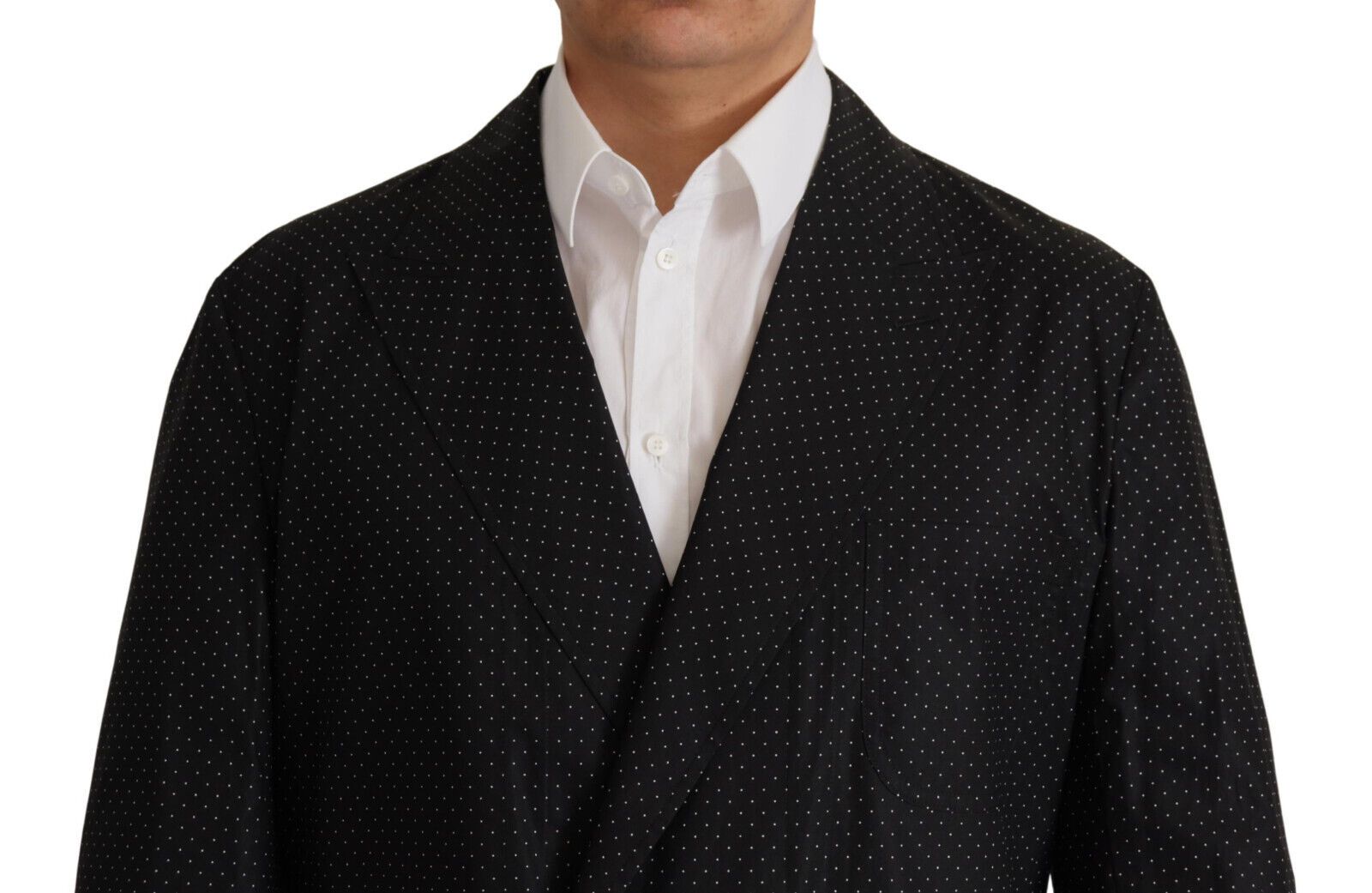 Dolce &amp; Gabbana Blazer slim à double boutonnage à pois