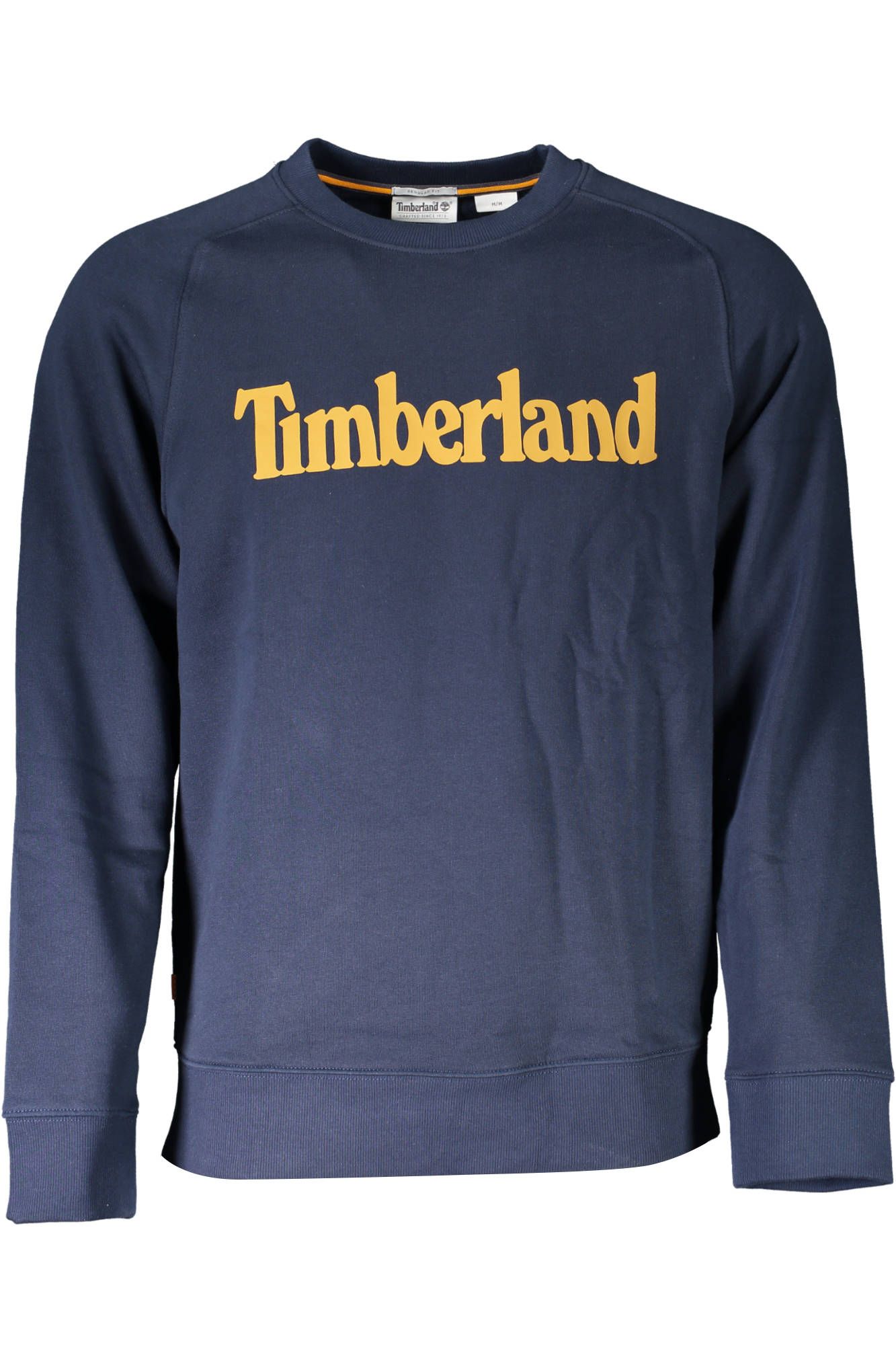 Sweat Timberland Chic bleu à col rond avec logo