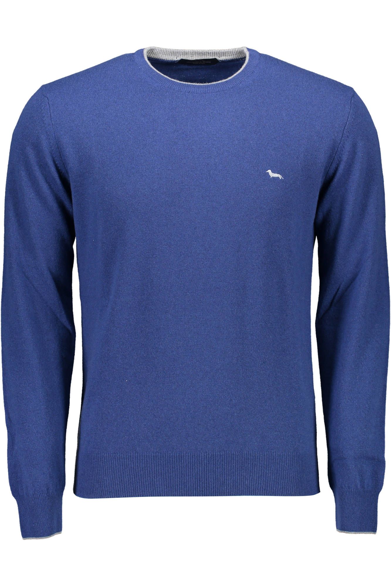 Harmont & Blaine Elegant Blue Cashmere Blend Sweater