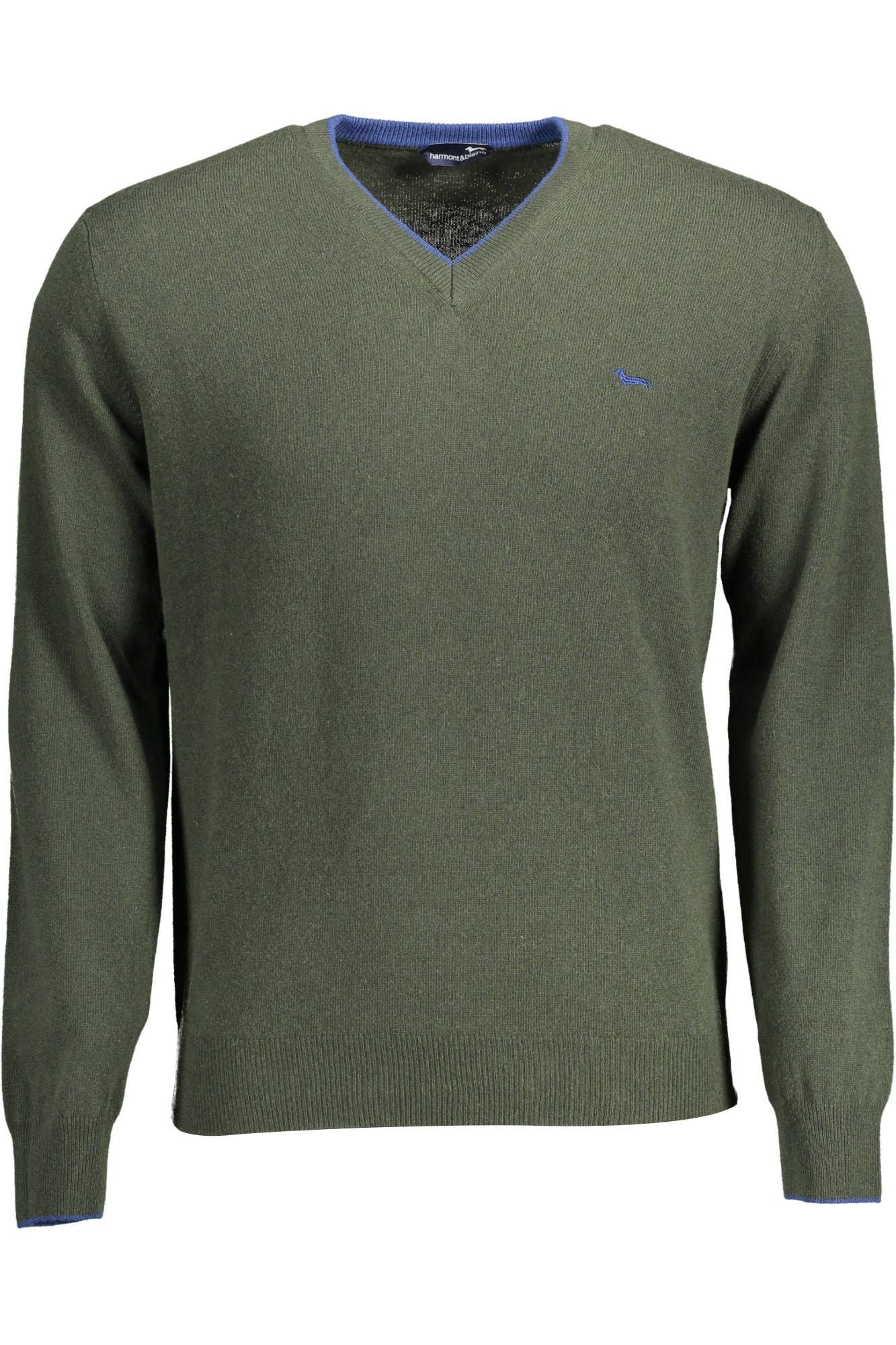 Harmont & Blaine Green Wool Men Sweater