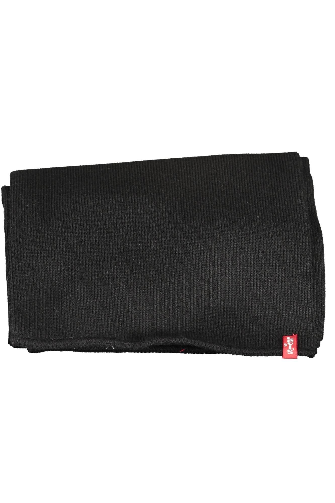 Levi's Black Acrylic Men Scarf