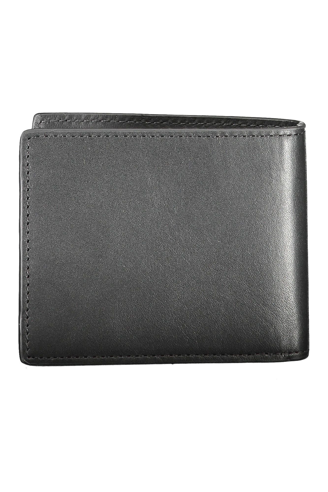 Tommy Hilfiger Black Leather Men Wallet