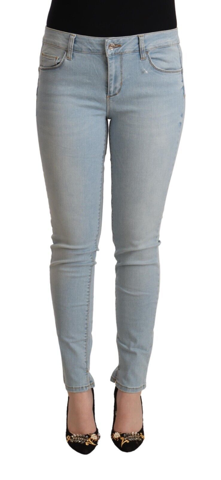 Liu Jo - Jean skinny taille moyenne bleu clair