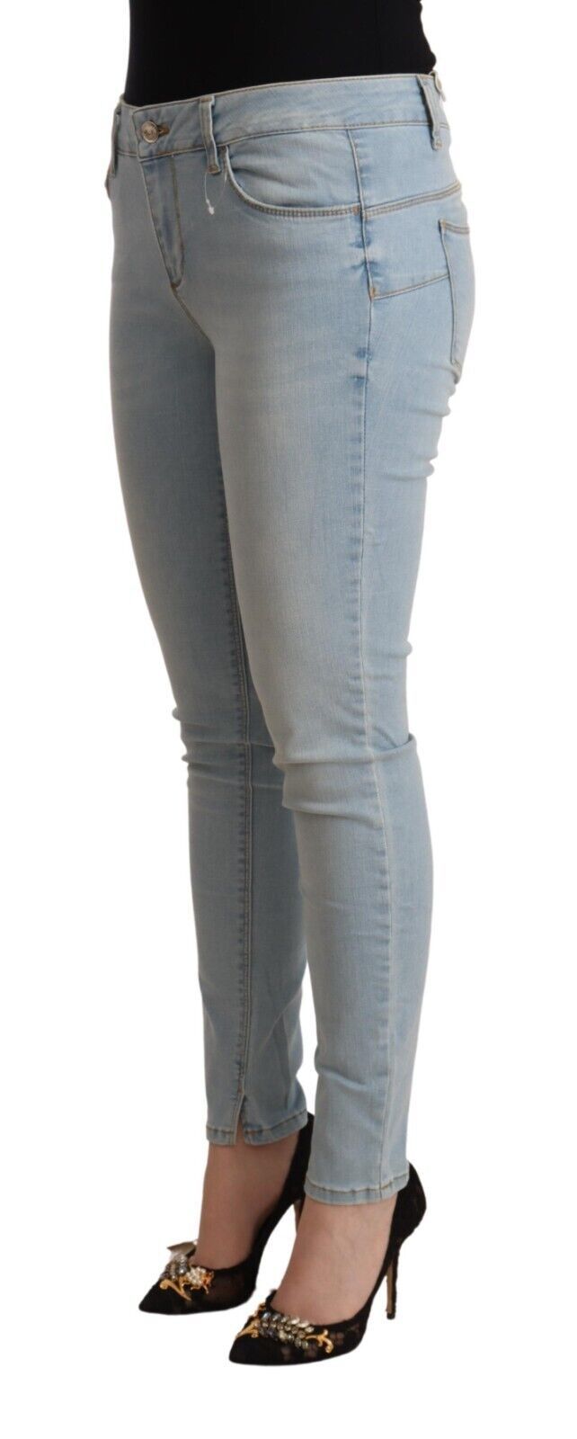 Liu Jo - Jean skinny taille moyenne bleu clair