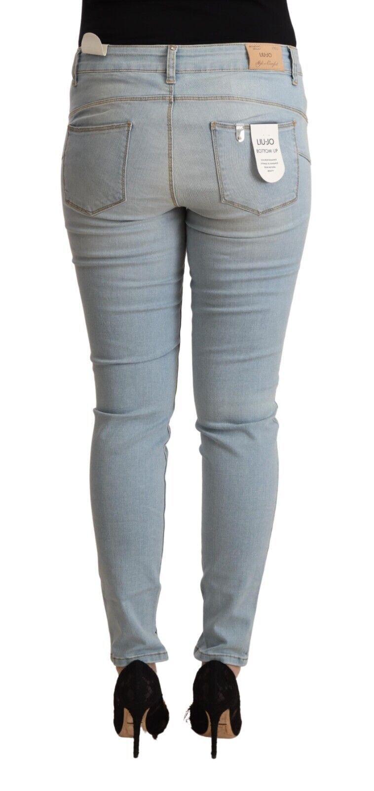 Liu Jo - Jean skinny taille moyenne bleu clair