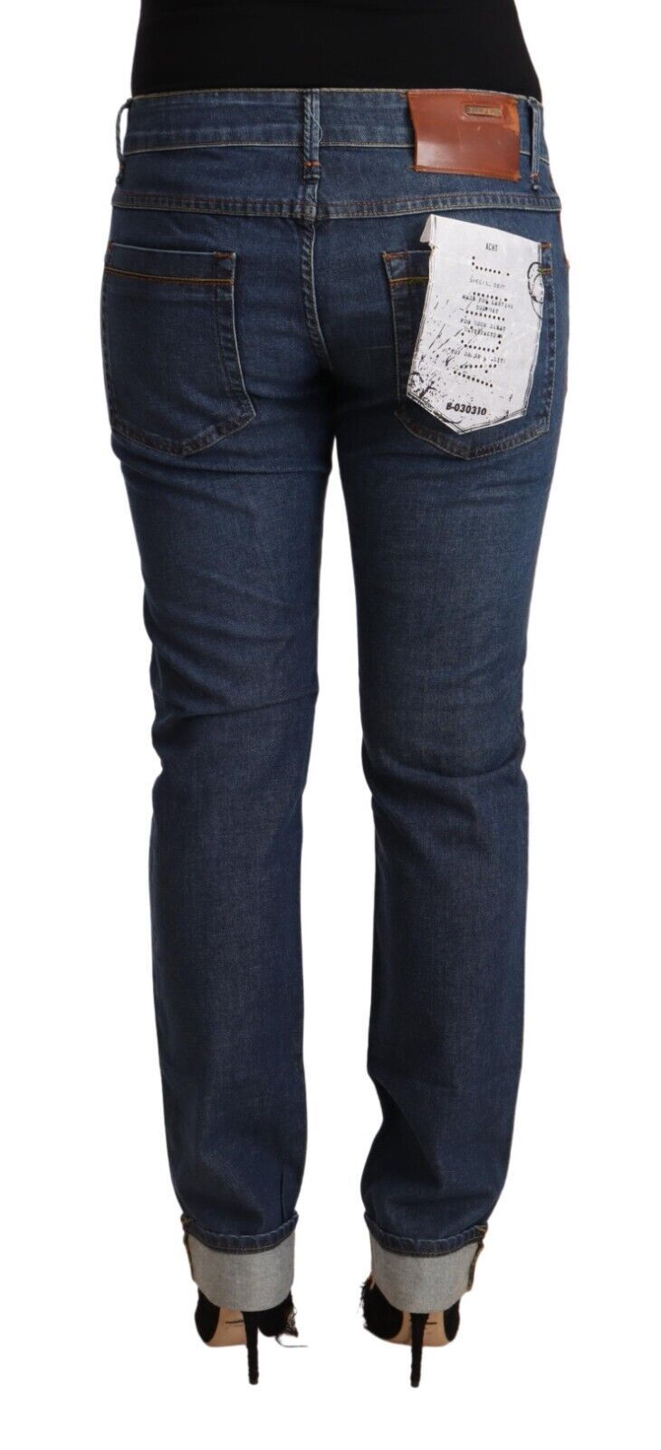 Acht Elegant Mid Taille Skinny Denim