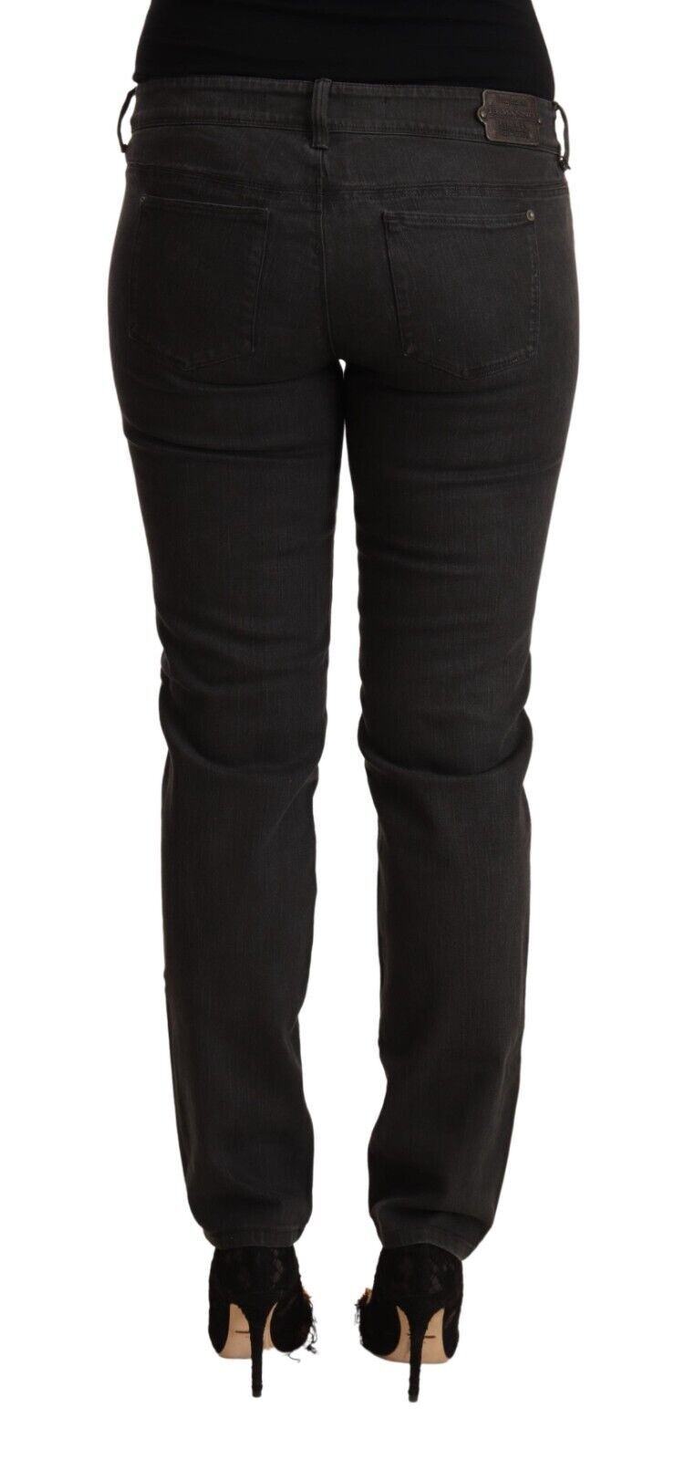 Ermanno Scervino Jean skinny taille basse noir chic