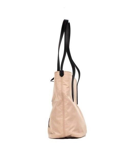 Burberry Petit Rose Beige Logo Marque Econyl Nylon Fourre-Tout Sac À Main Sac À Main