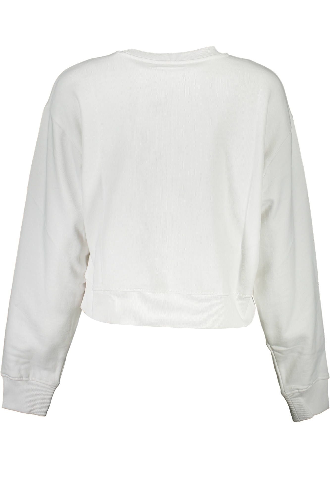 Guess Jeans Chic Sweat-shirt en coton blanc avec logo imprimé