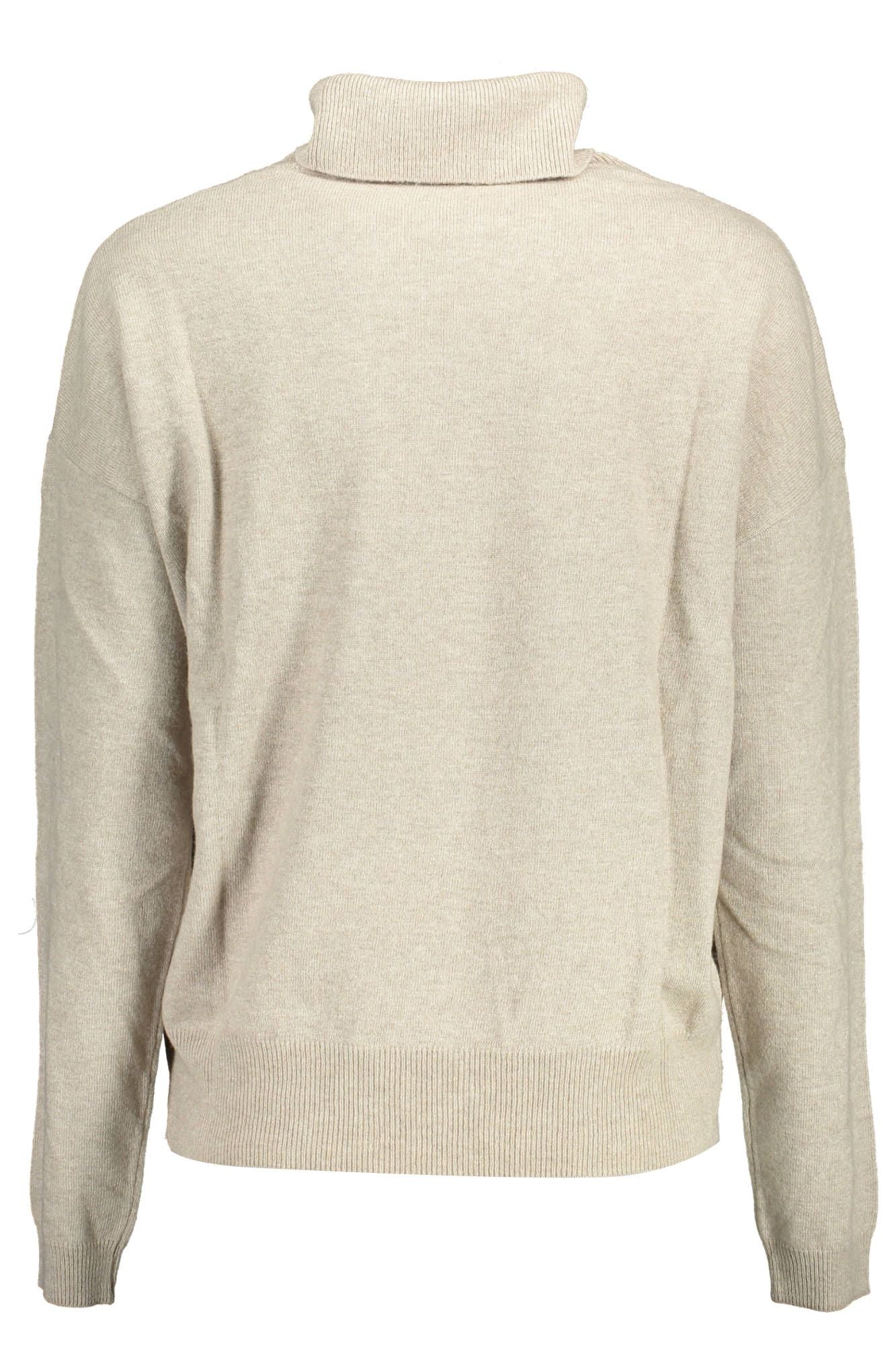 POLO AMÉRICAIN ASSN. Col roulé beige chic avec broderie élégante