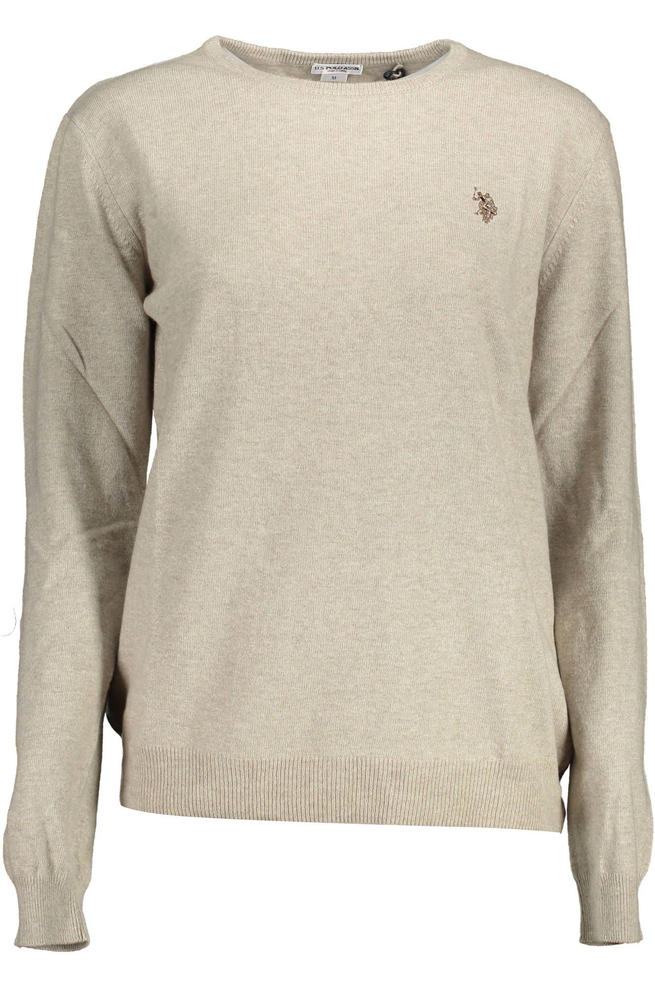 POLO AMÉRICAIN ASSN. Pull chic à logo brodé beige