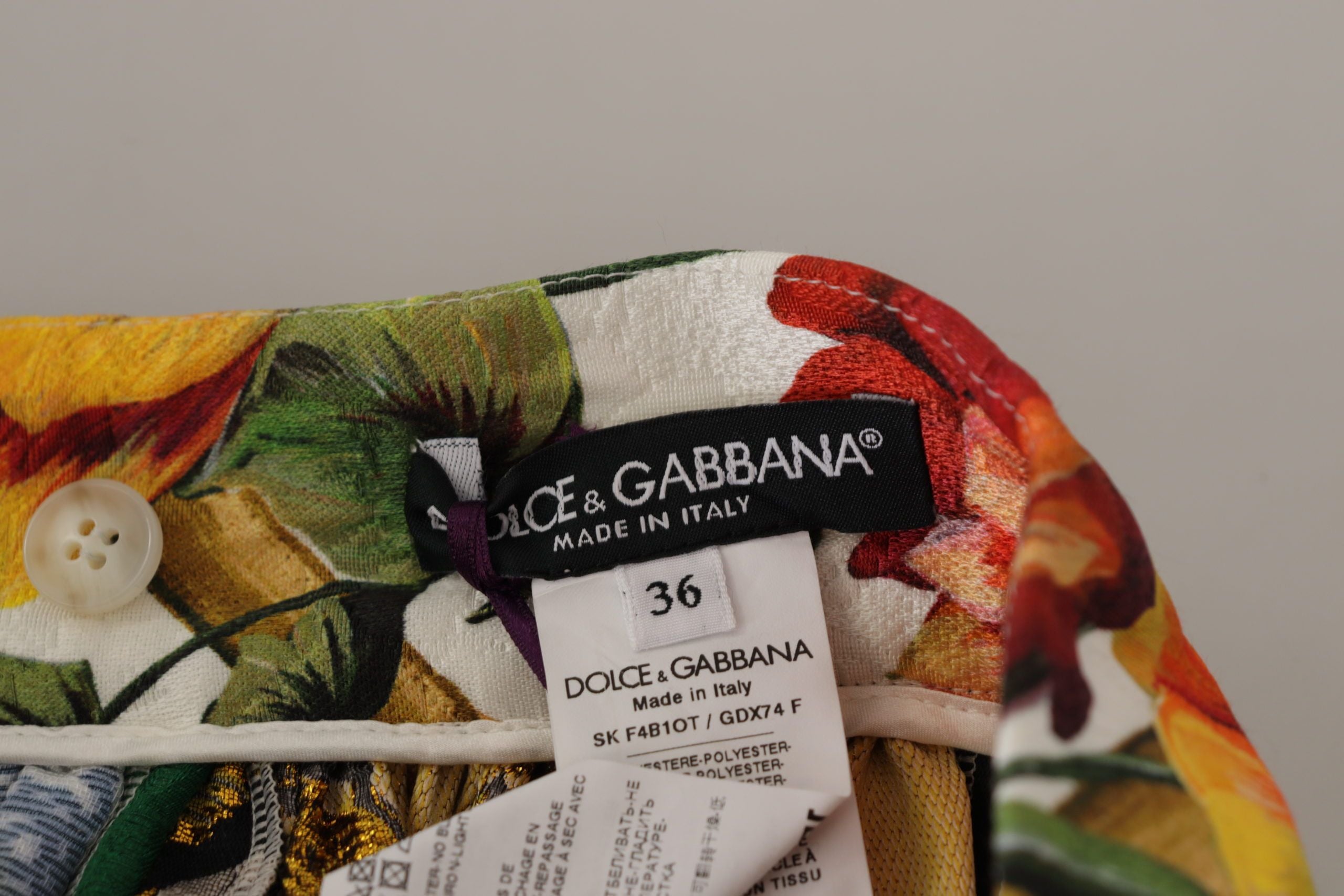 Dolce &amp; Gabbana Jupe longue taille haute à motifs siciliens