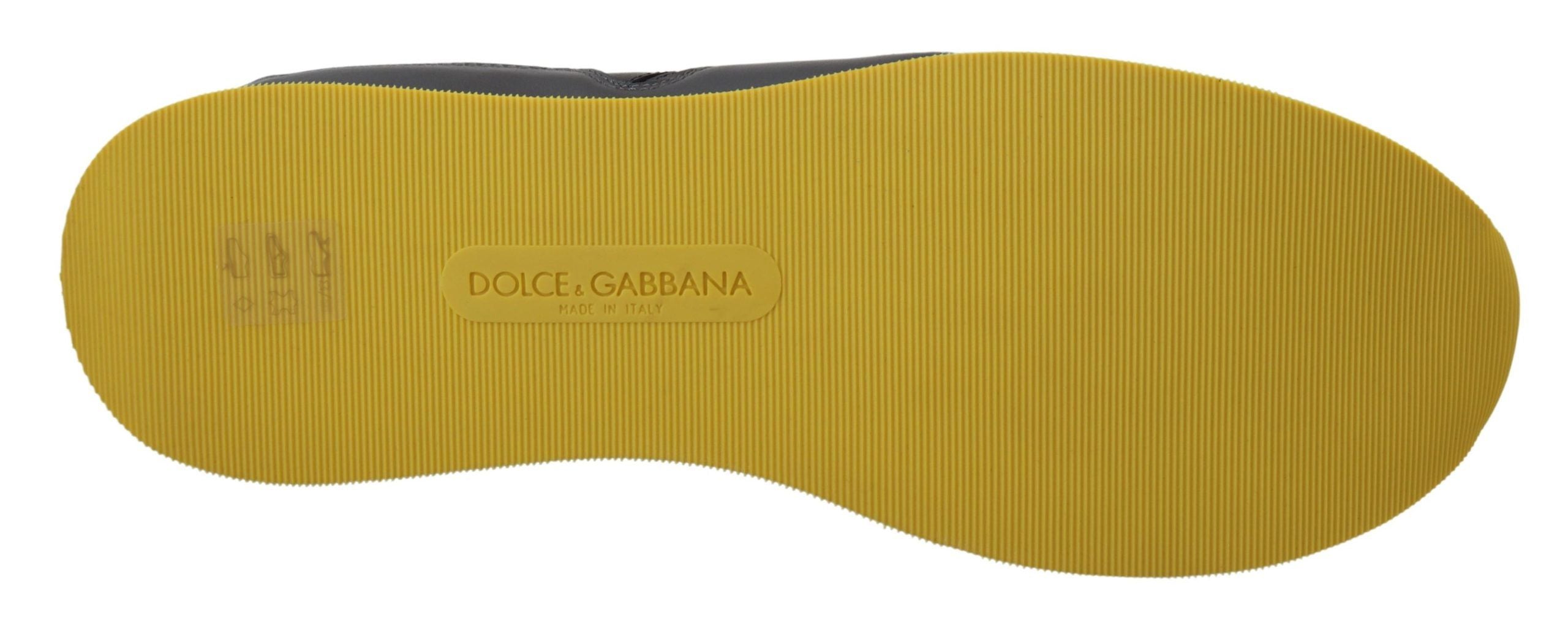 Dolce &amp; Gabbana Baskets basses multicolores en cuir mélangé