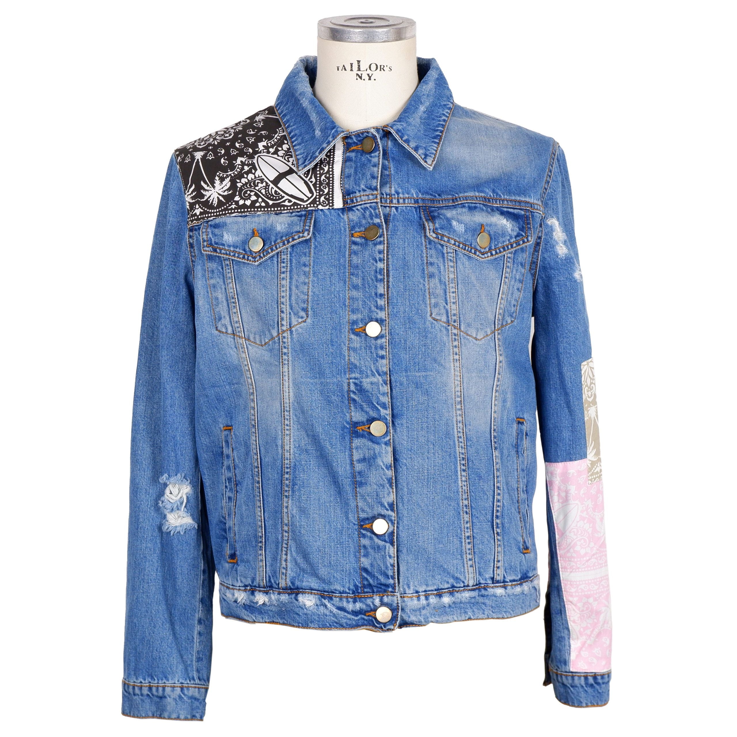 Comme Des Fuckdown Abstract Denim Elegance Veste Homme