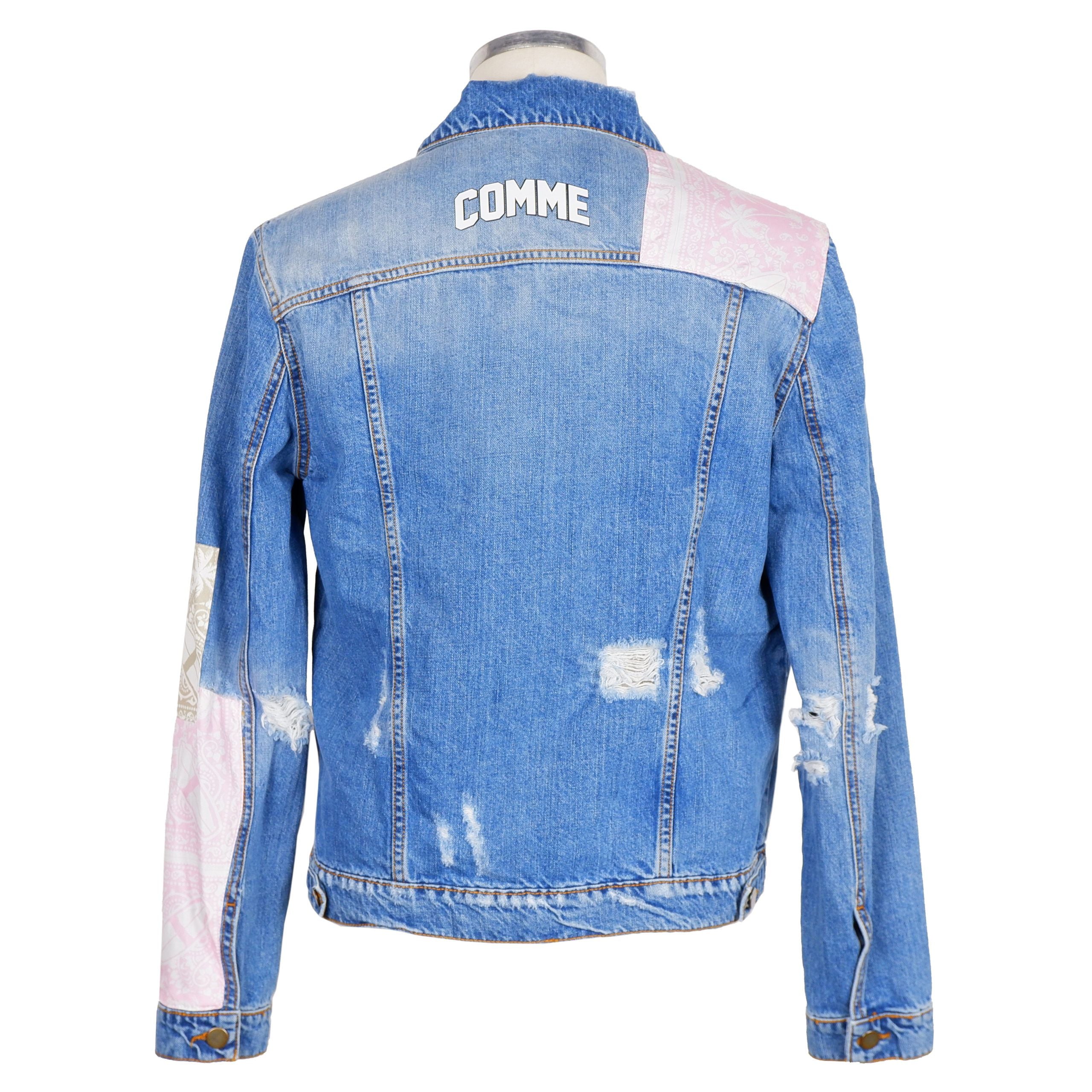 Comme Des Fuckdown Abstract Denim Elegance Veste Homme