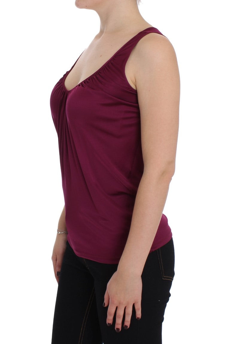 PLEIN SUD Blouse élégante en rayonne violette