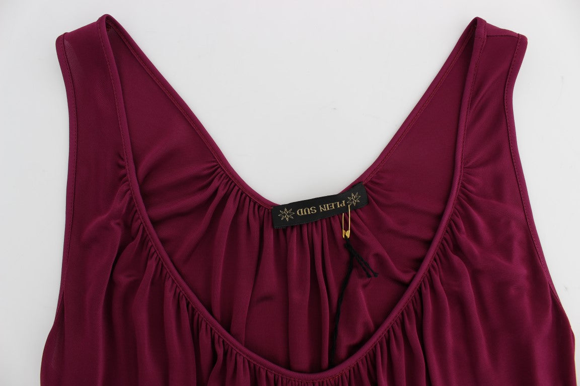 PLEIN SUD Blouse élégante en rayonne violette