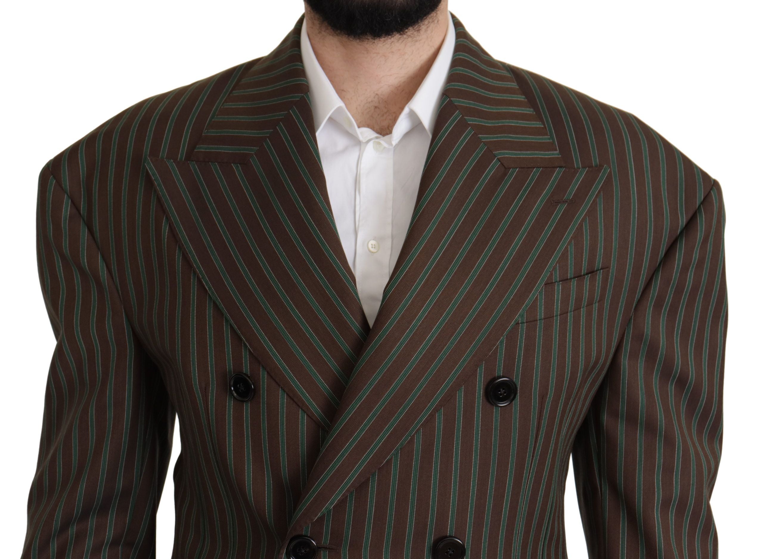 Dolce &amp; Gabbana Blazer croisé à rayures multicolores