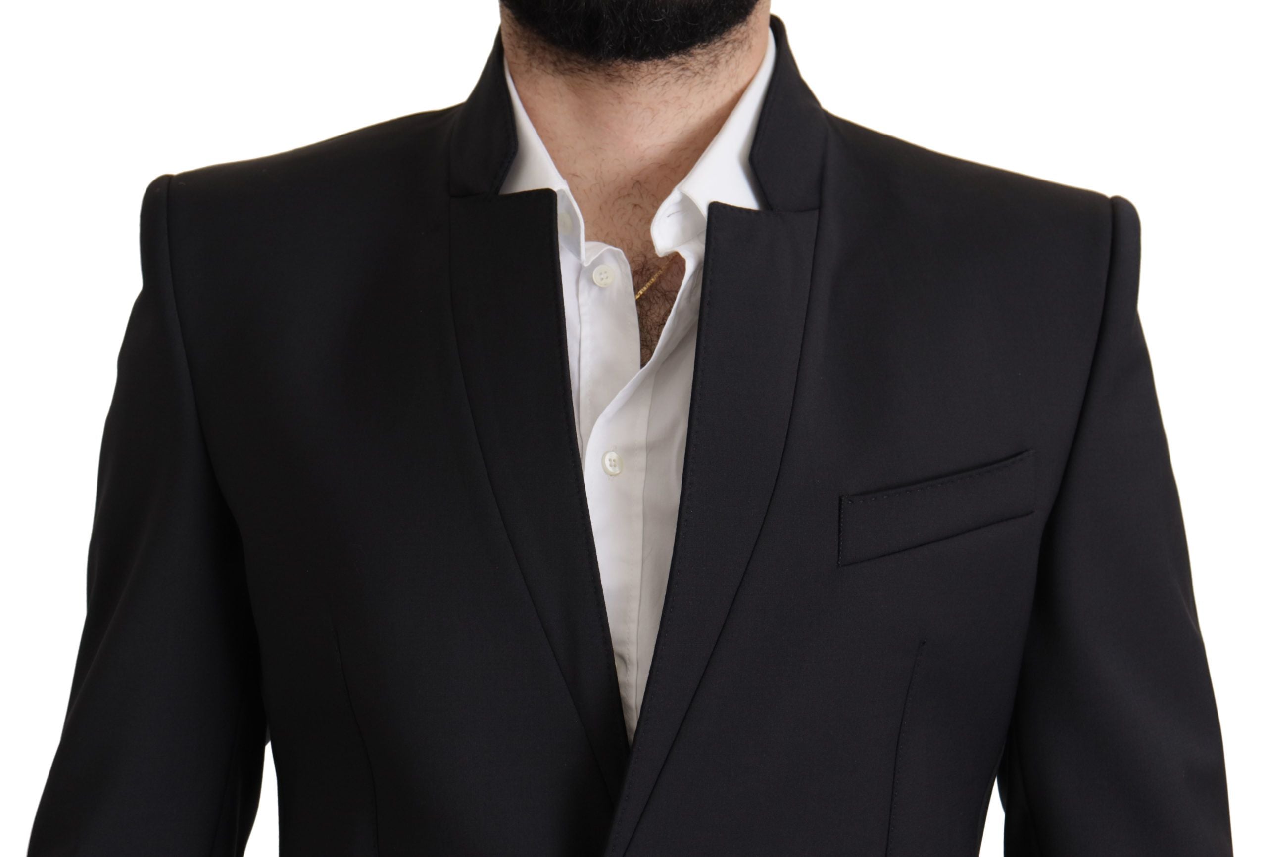 Dolce &amp; Gabbana Blazer élégant en laine à simple boutonnage