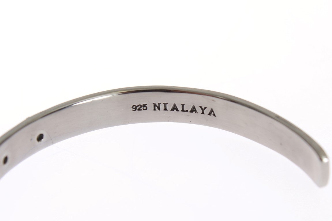 Bracelet chic Nialaya en argent CZ pour elle