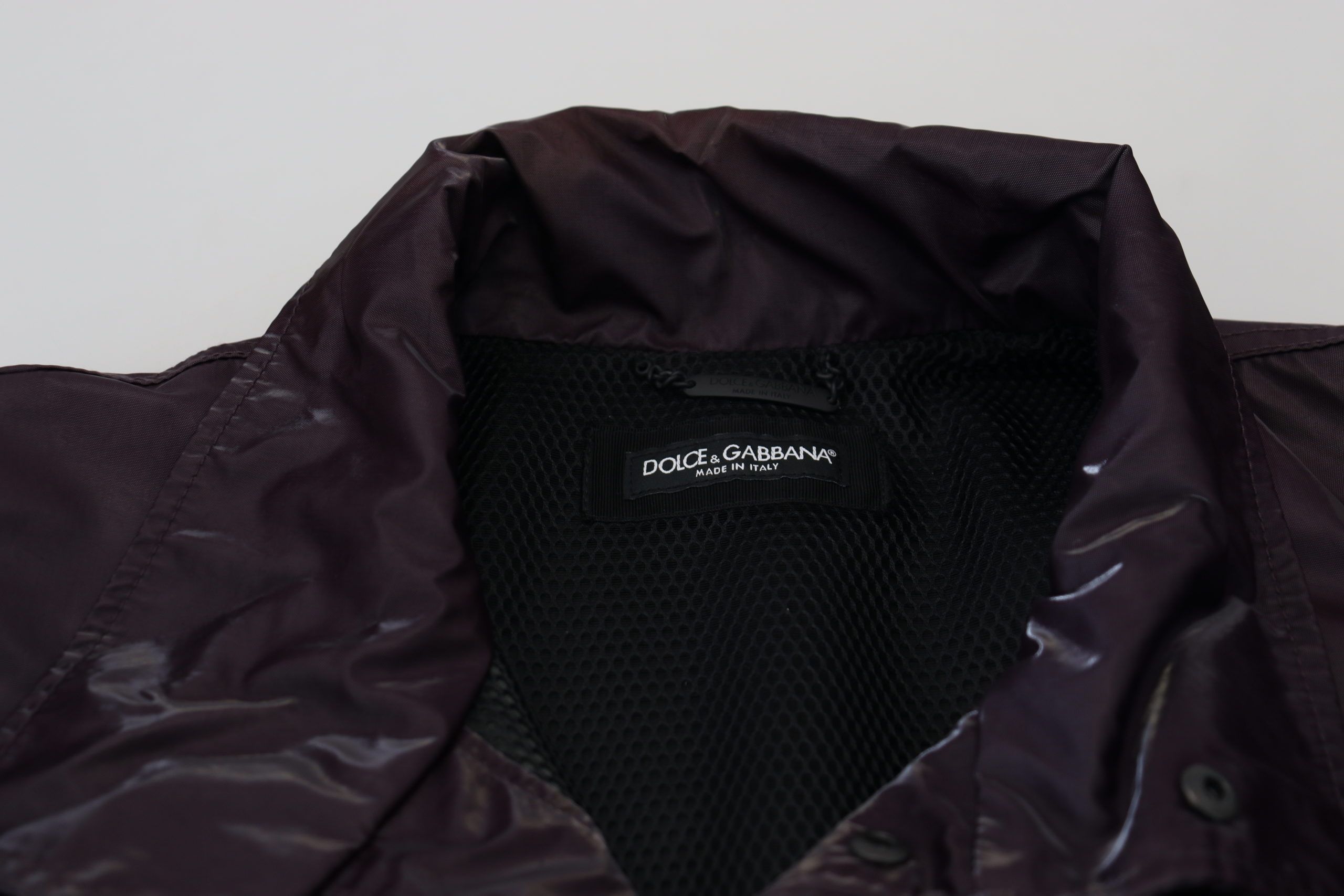 Dolce &amp; Gabbana Veste de motard violette élégante