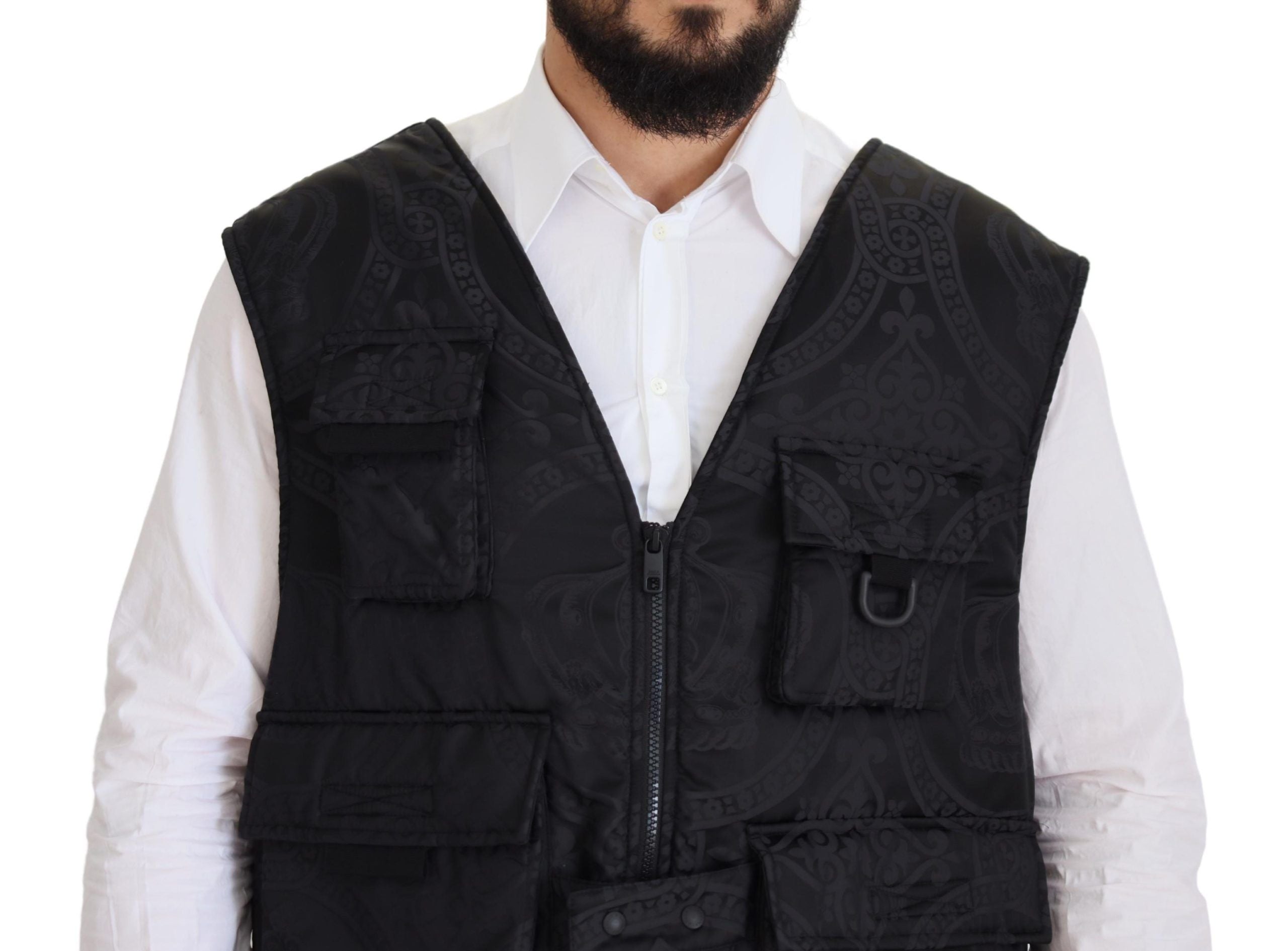 Dolce &amp; Gabbana Veste gilet sans manches élégante en noir