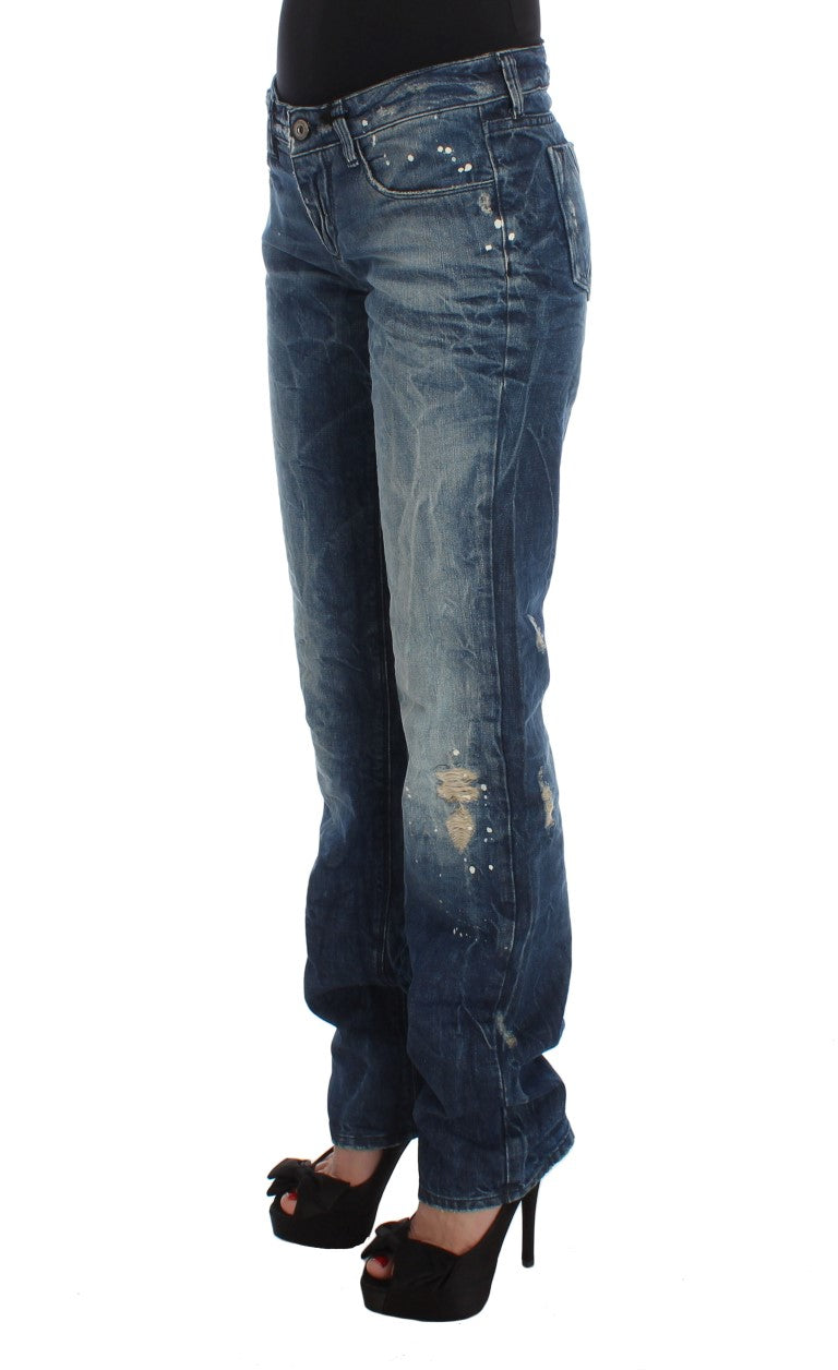 Costume National Chic Bleu Regular Fit Denim