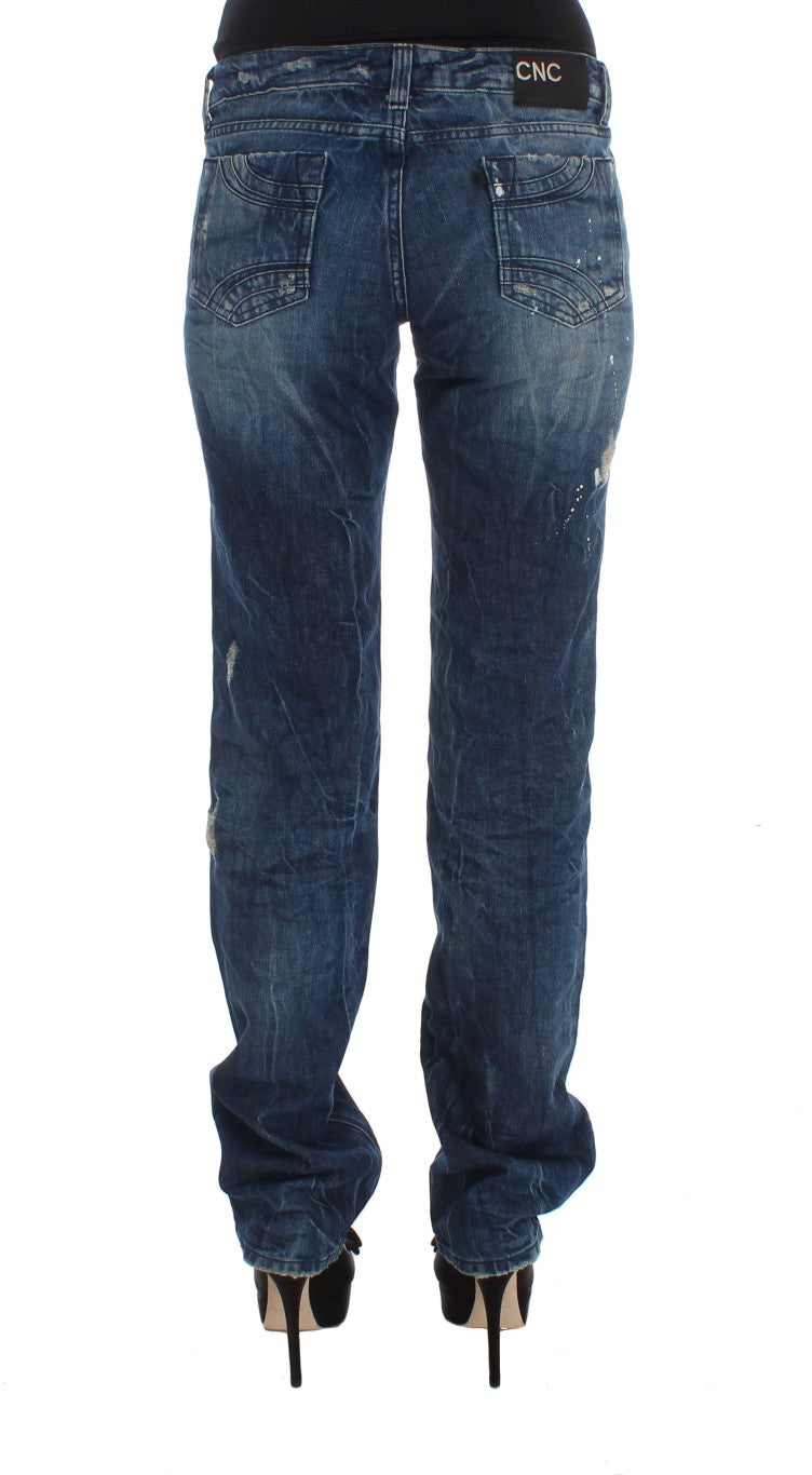 Costume National Chic Bleu Regular Fit Denim