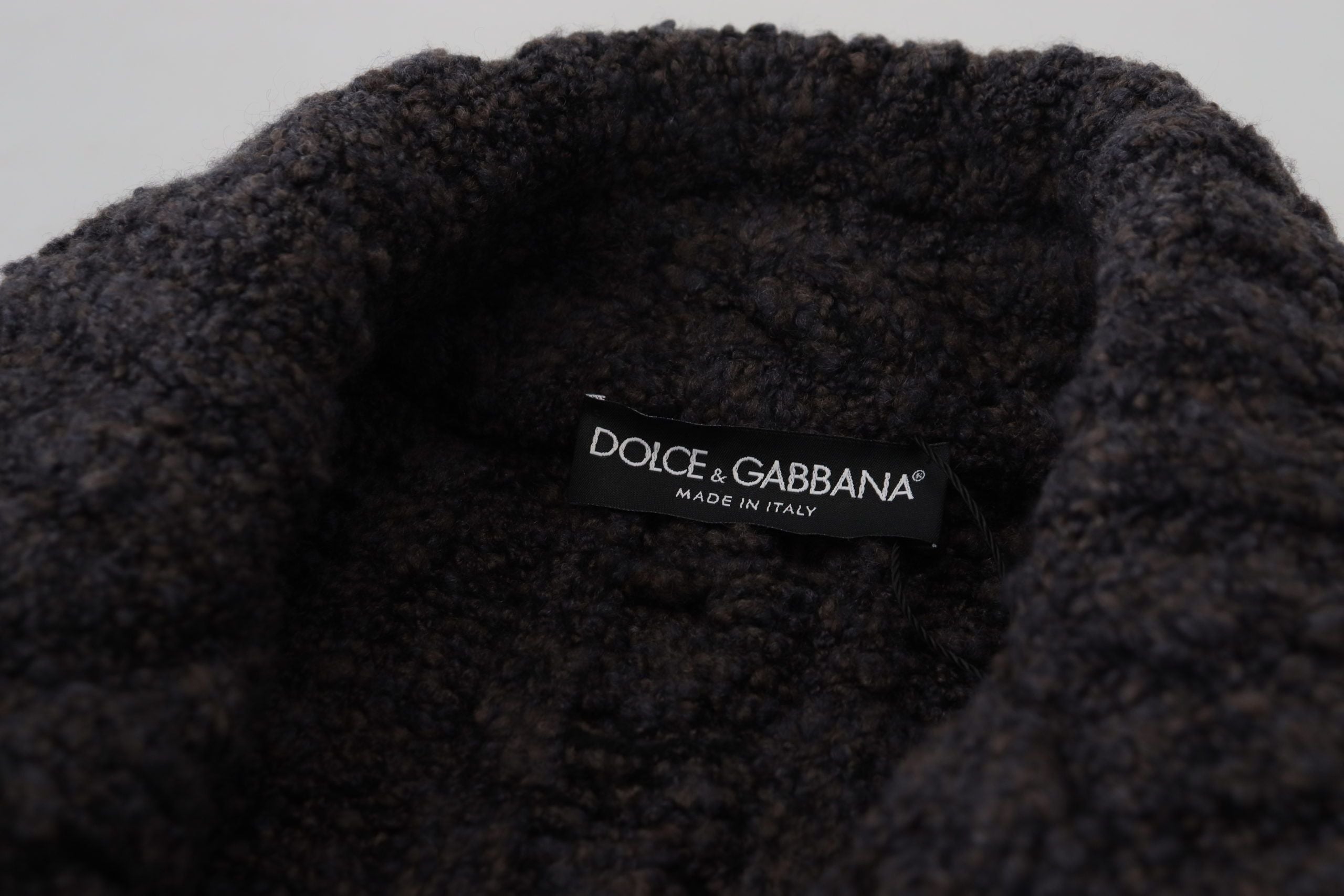 Dolce &amp; Gabbana Manteau élégant en laine et cachemire à double boutonnage