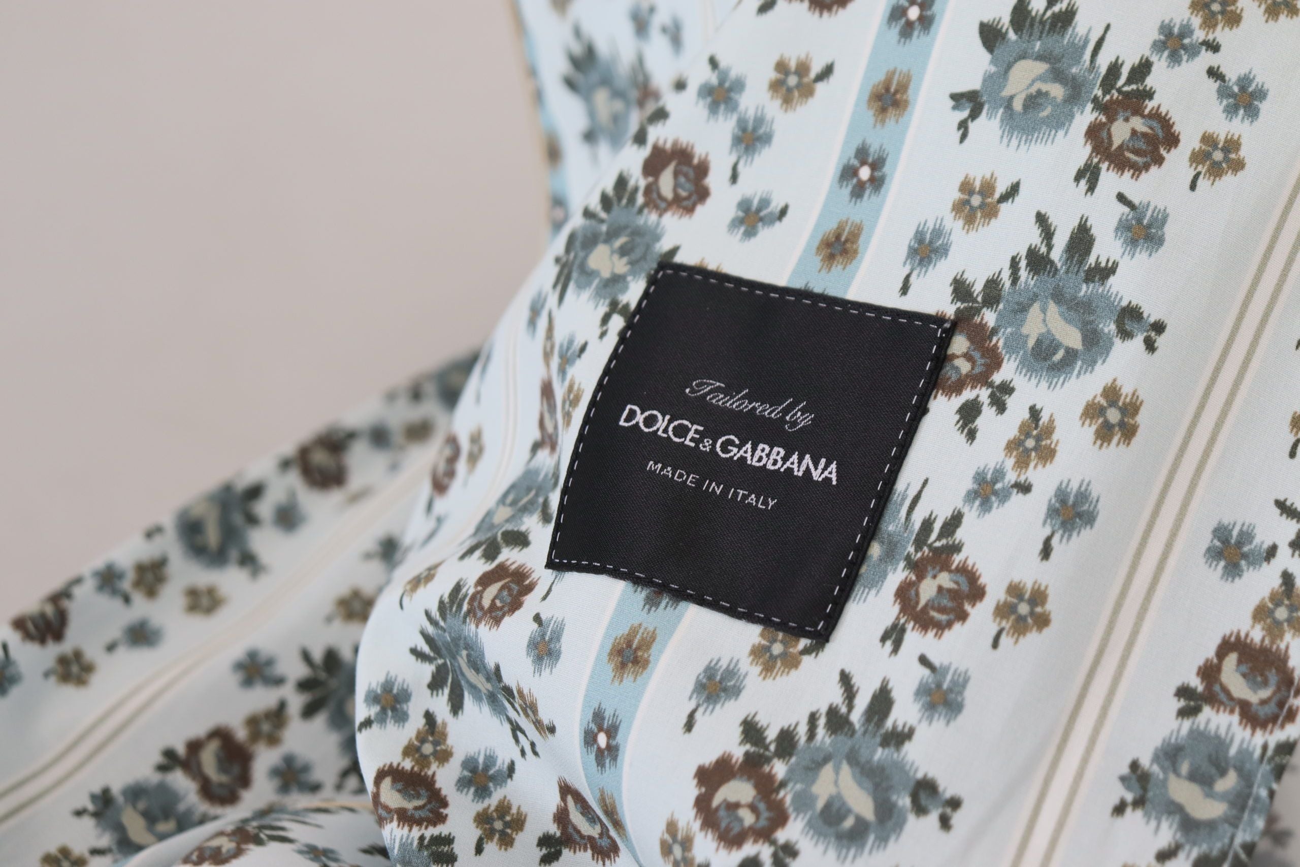 Dolce &amp; Gabbana Robe veste élégante en coton à fleurs