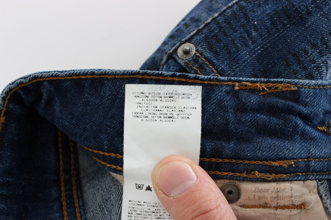 Jean en denim bootcut slim élégant John Galliano