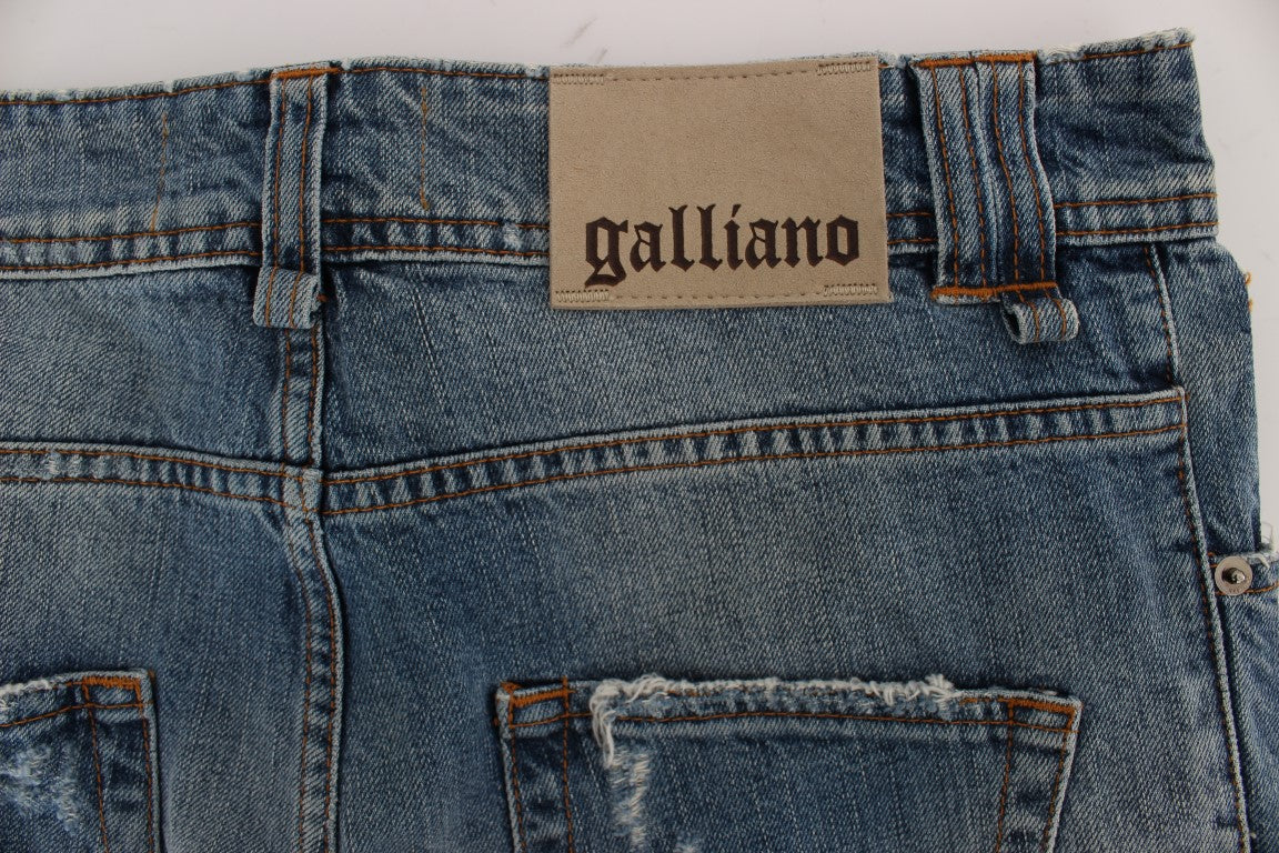 Jean John Galliano Chic Boyfriend bleu délavé