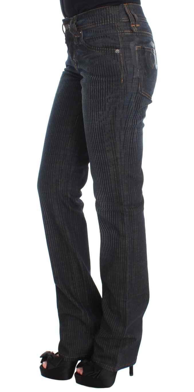 Jean de créateur coupe bootcut chic John Galliano