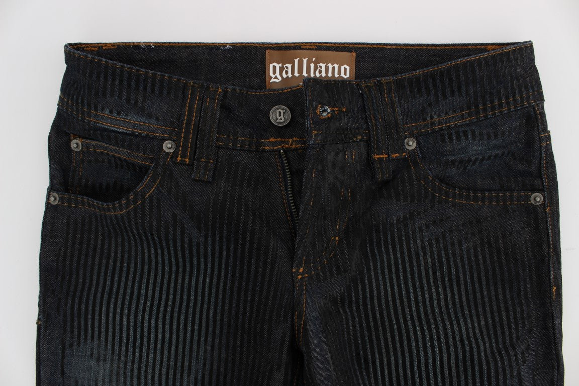 Jean de créateur coupe bootcut chic John Galliano