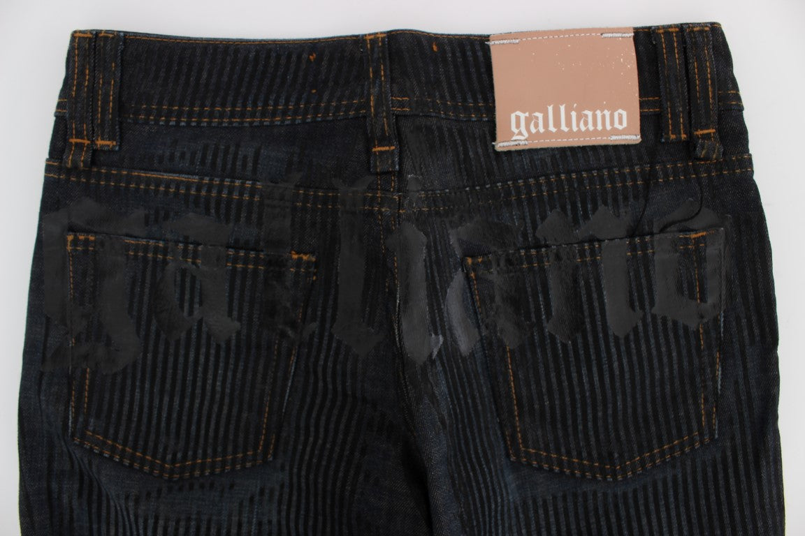 Jean de créateur coupe bootcut chic John Galliano