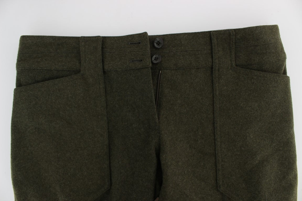 Ermanno Scervino Pantalon cargo vert chic pour un style sans effort