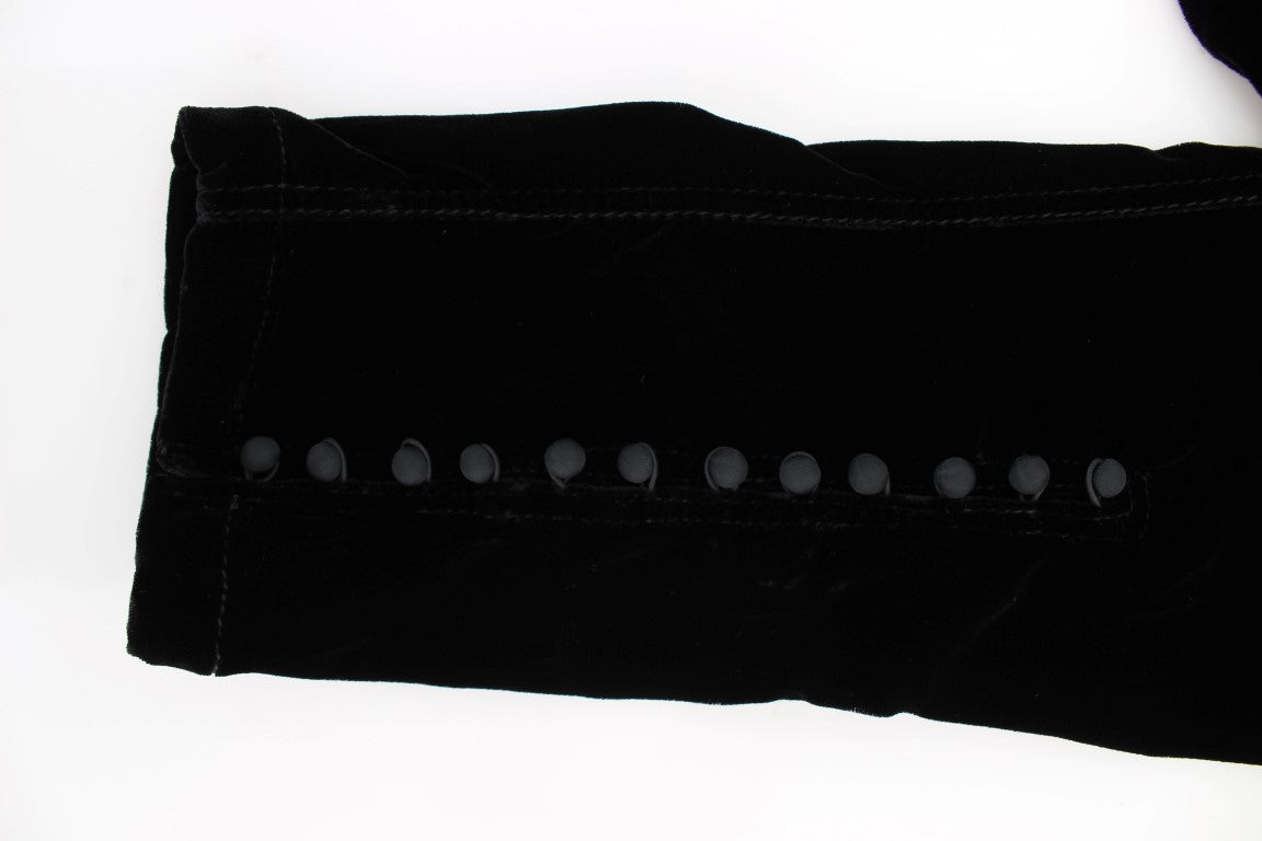 Ermanno Scervino Pantalon slim noir élégant